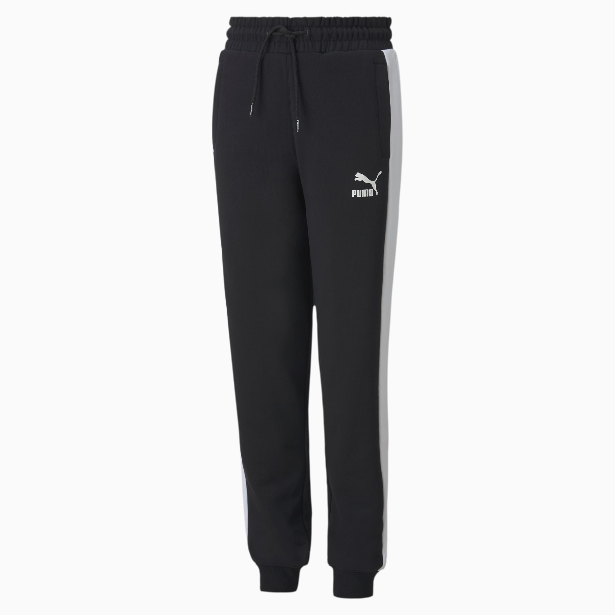 puma black track pants