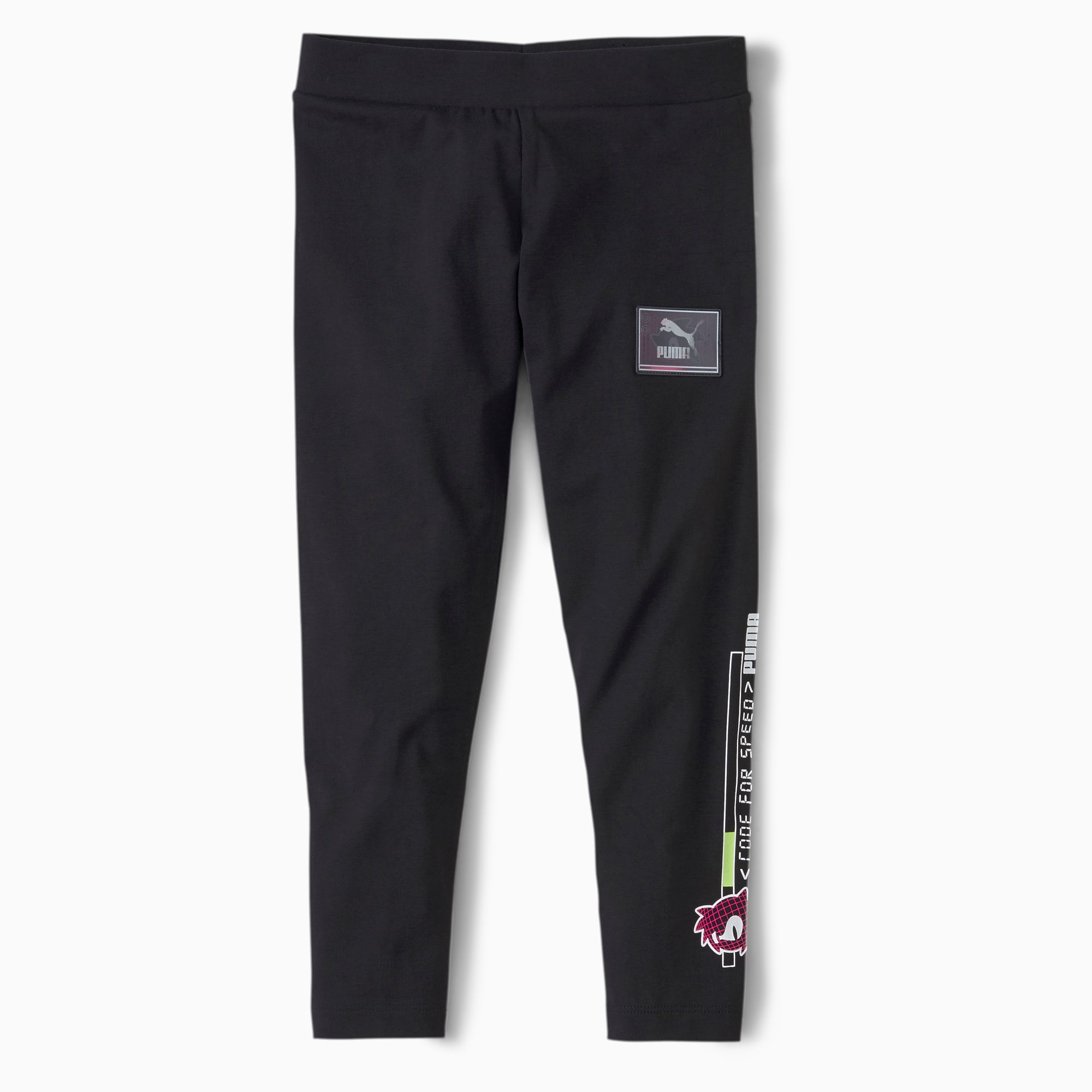 PUMA x SEGA Kids' Leggings | Puma Black 