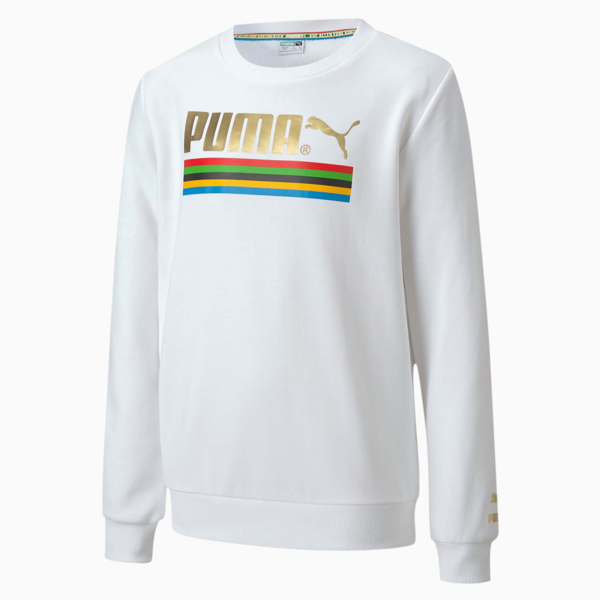 crew neck sweater white