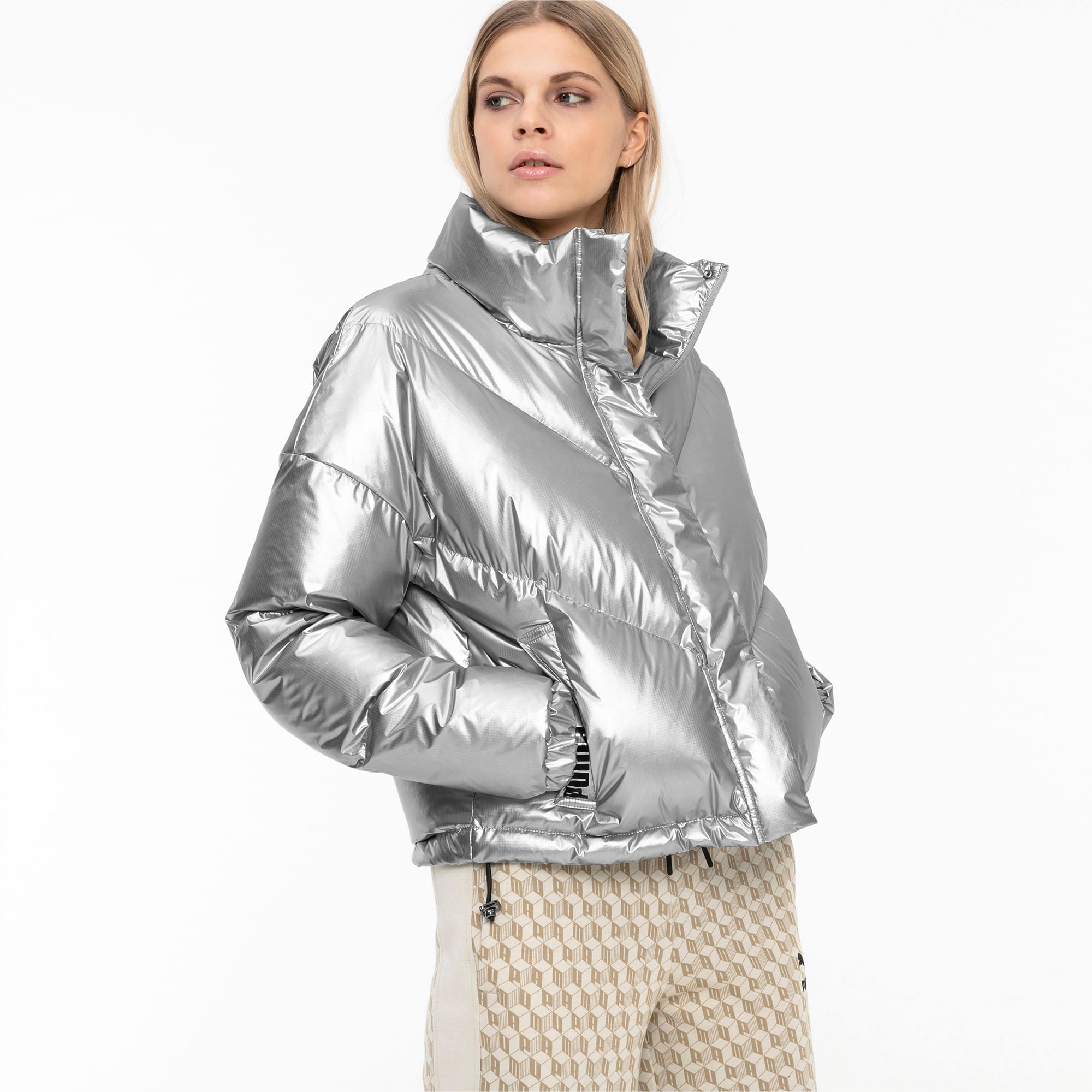 puma silver jacket