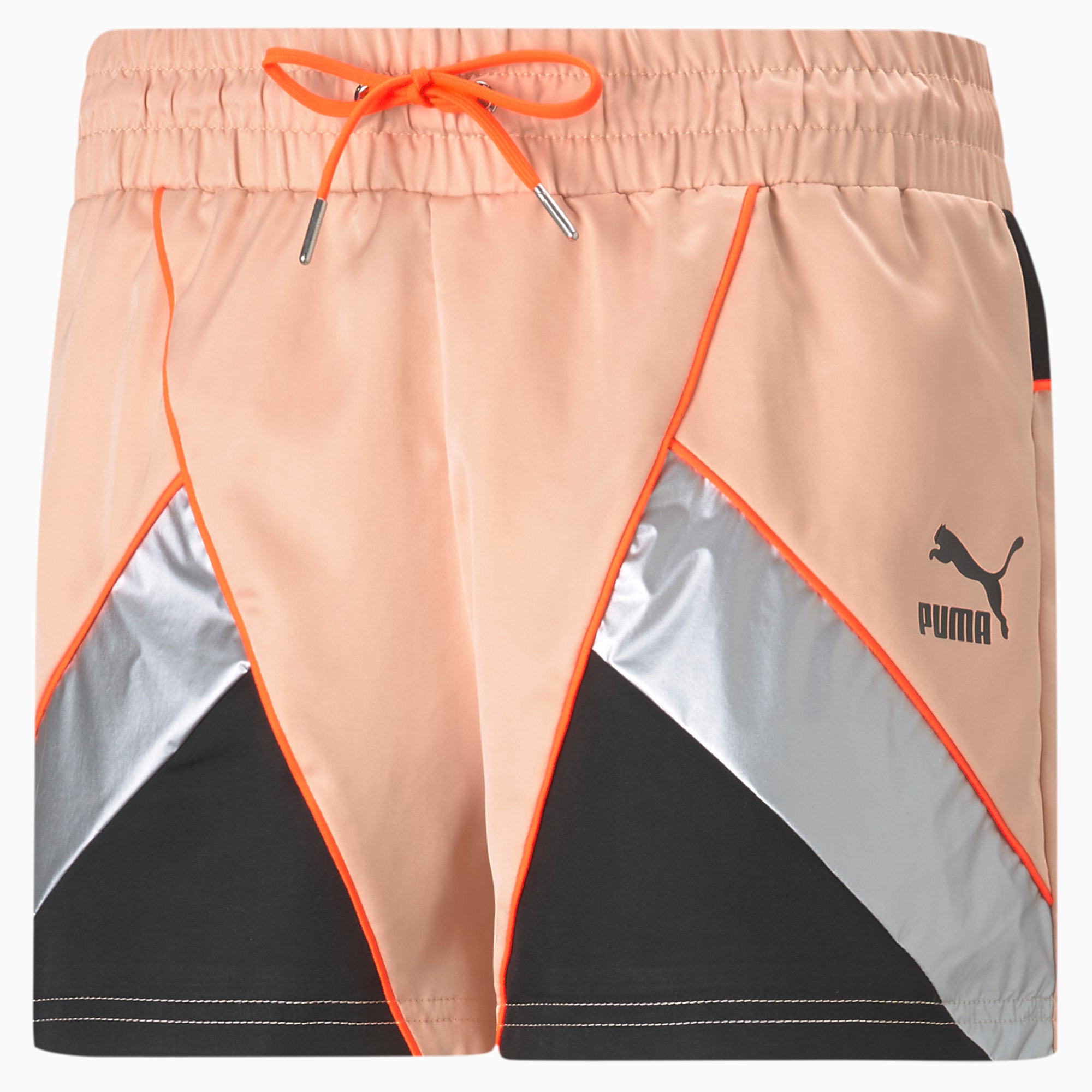 puma satin shorts