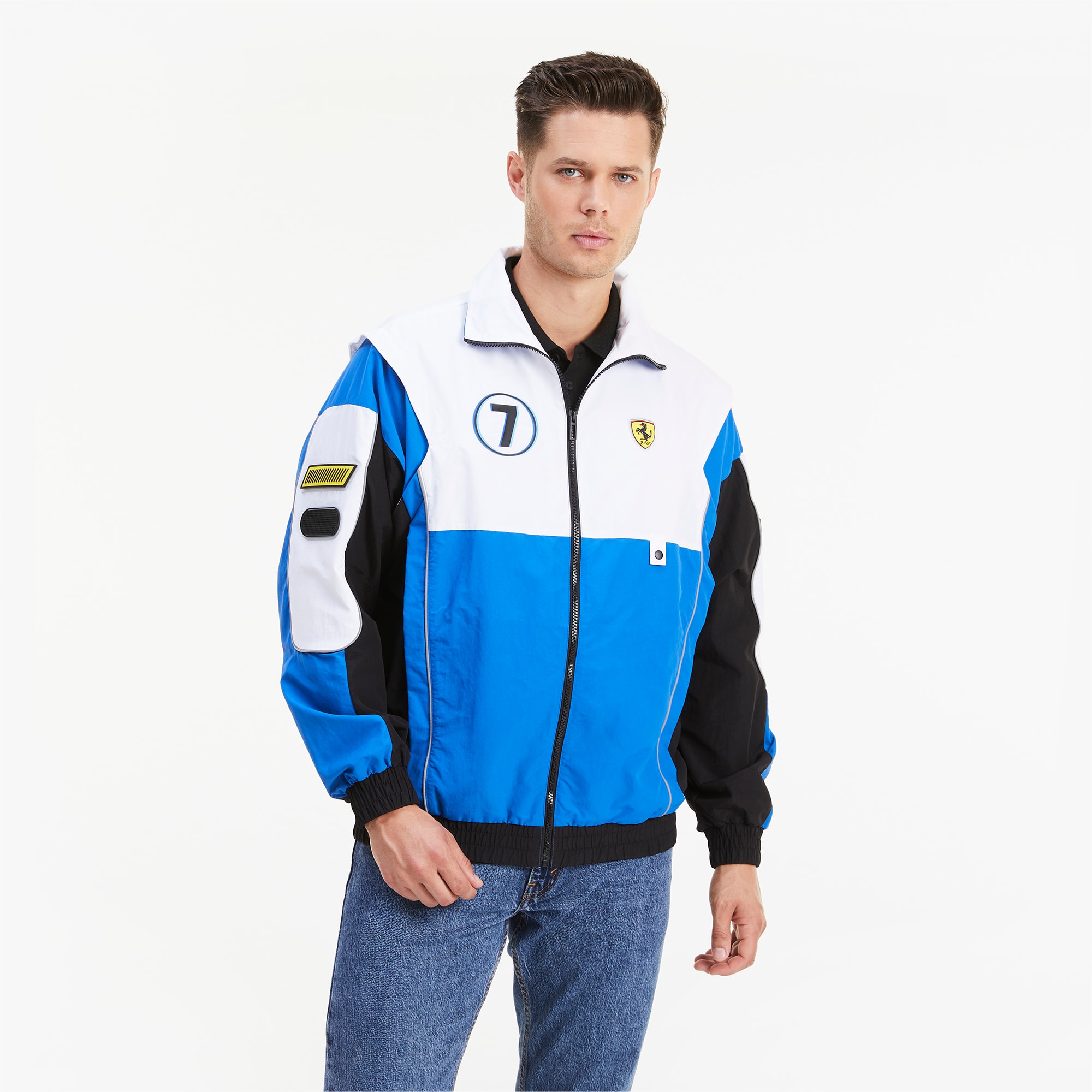 puma ferrari jacket white