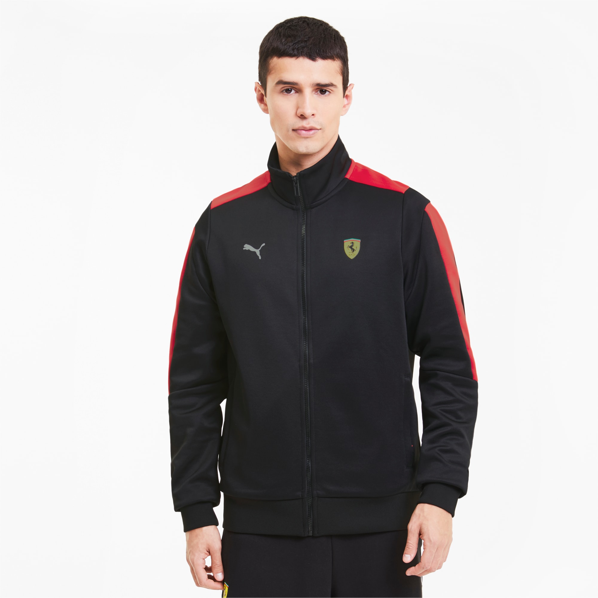 puma men's scuderia ferrari t7 track jacket