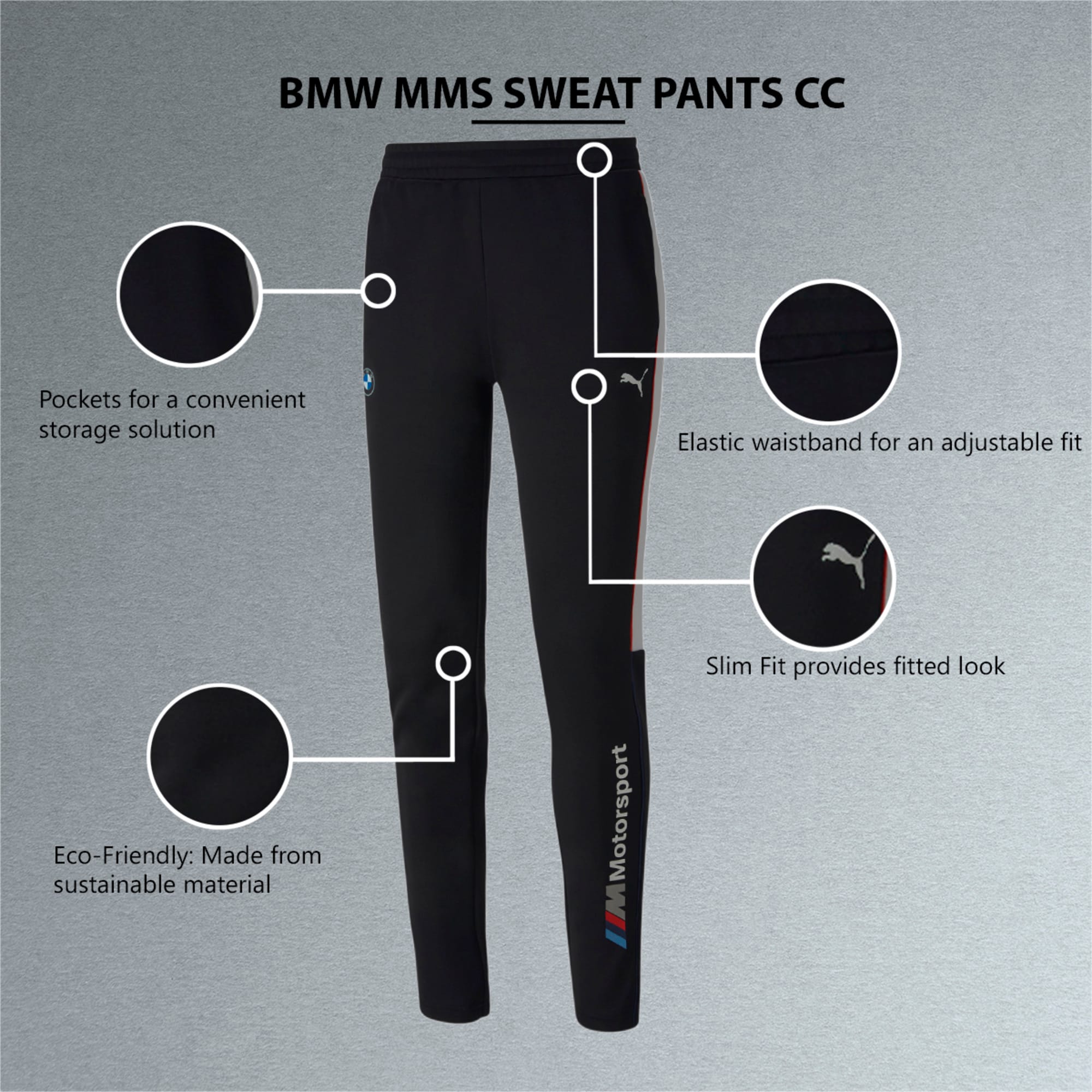 BMW M Motorsport T7 Men s Track Pants PUMA