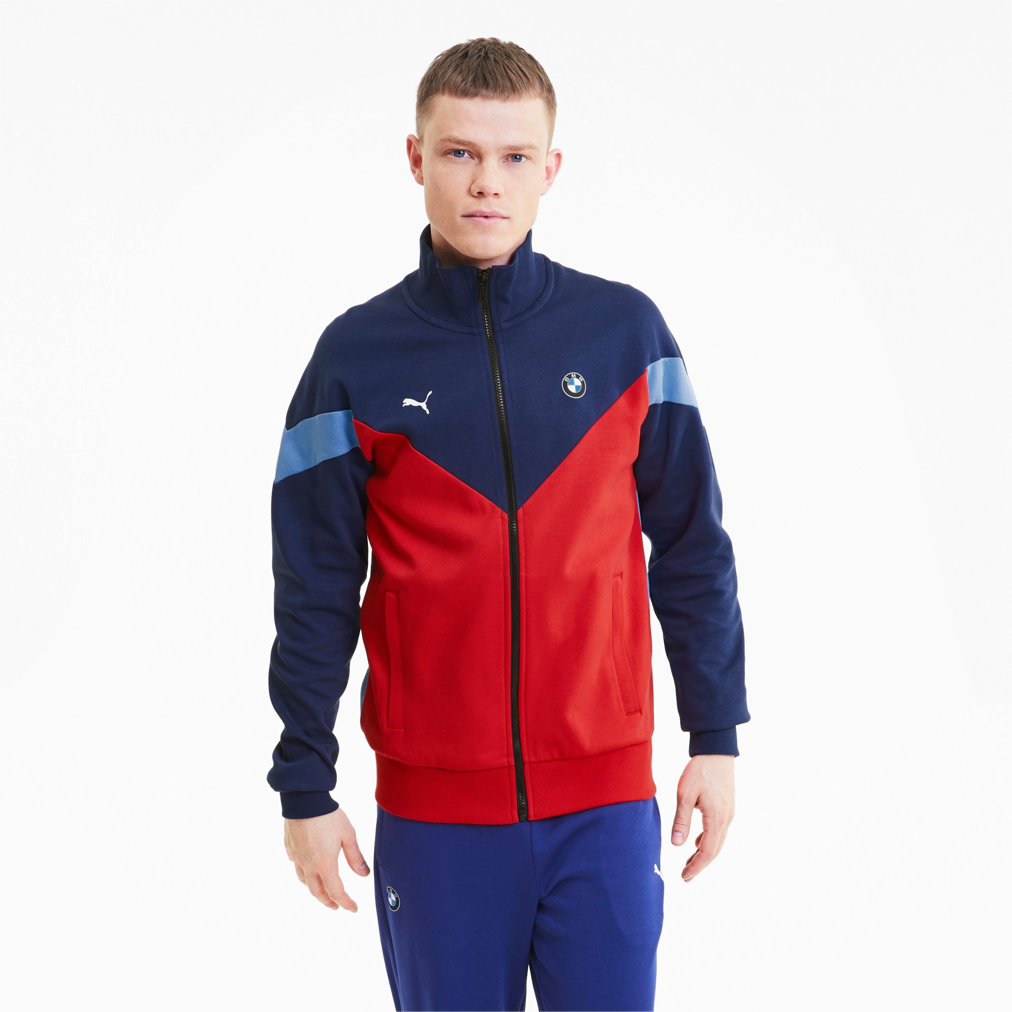 puma bmw full zip jacket mens