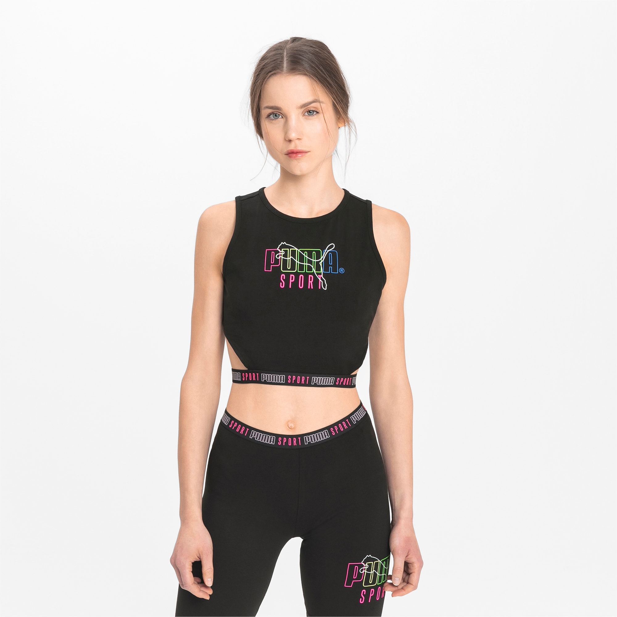 Puma womens crop top cheap