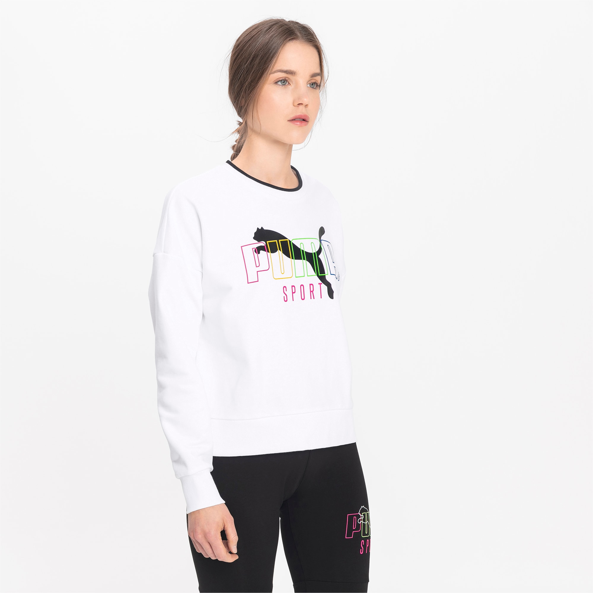 Puma white sweater discount