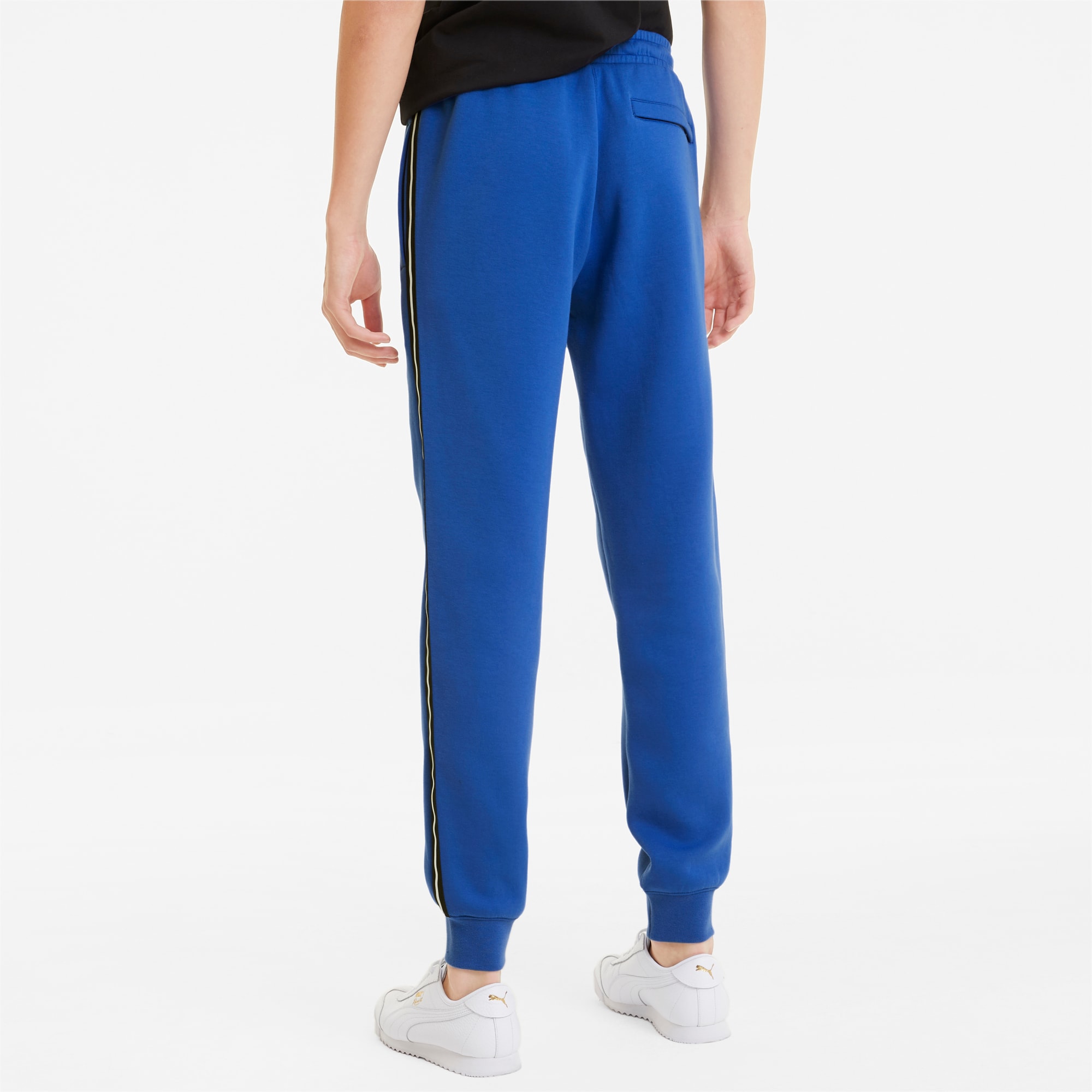 blue puma track pants