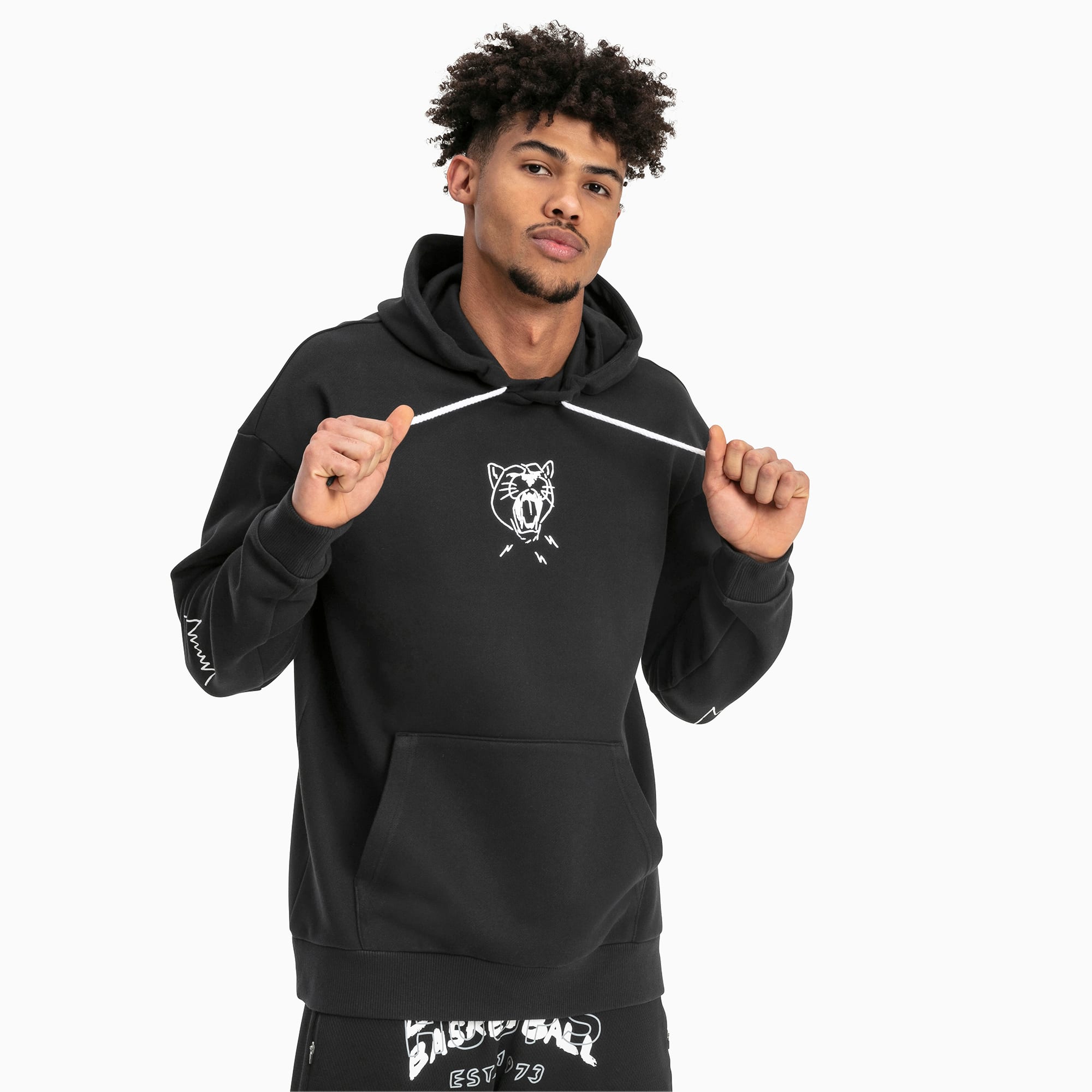 puma hooded t shirt