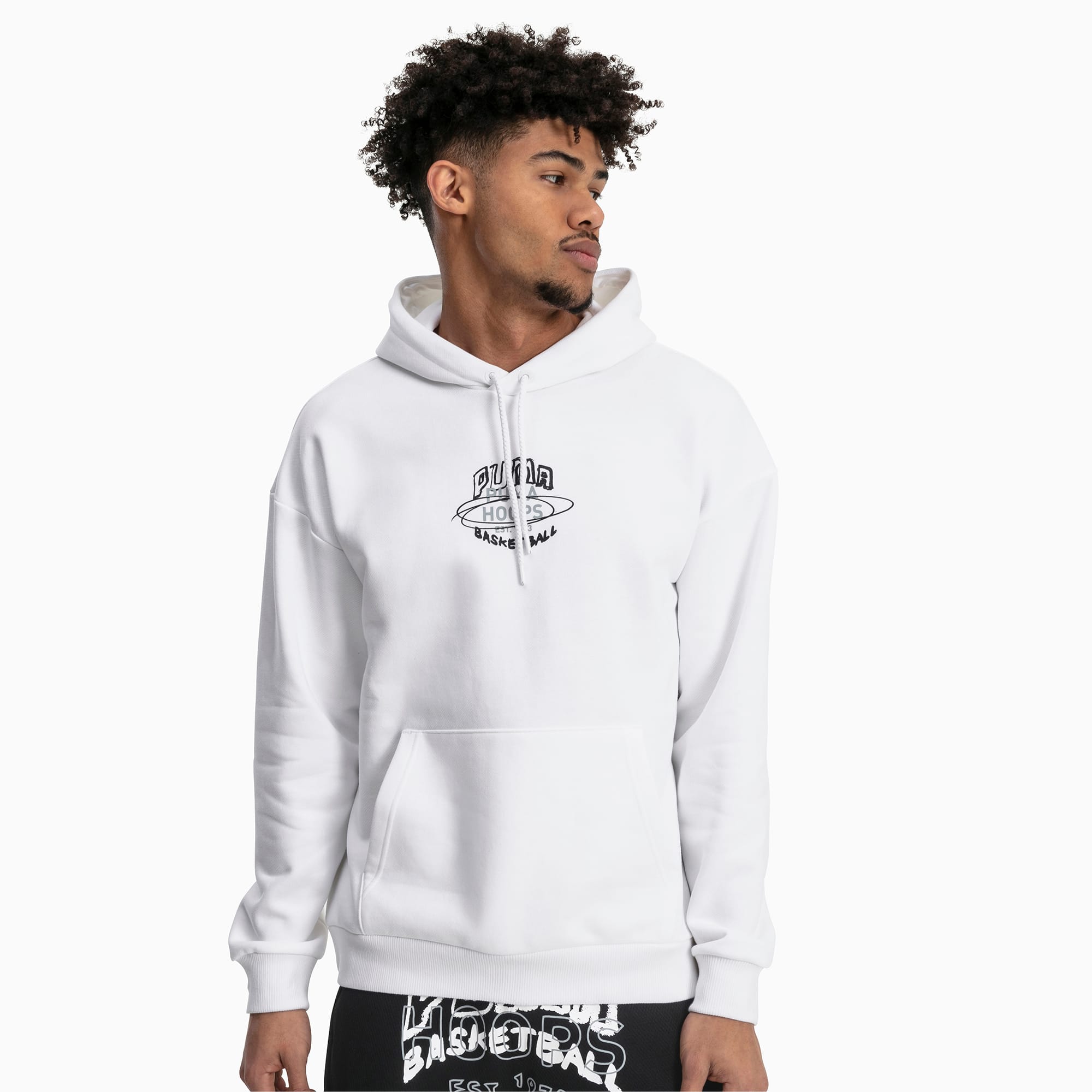 white puma hoodie mens