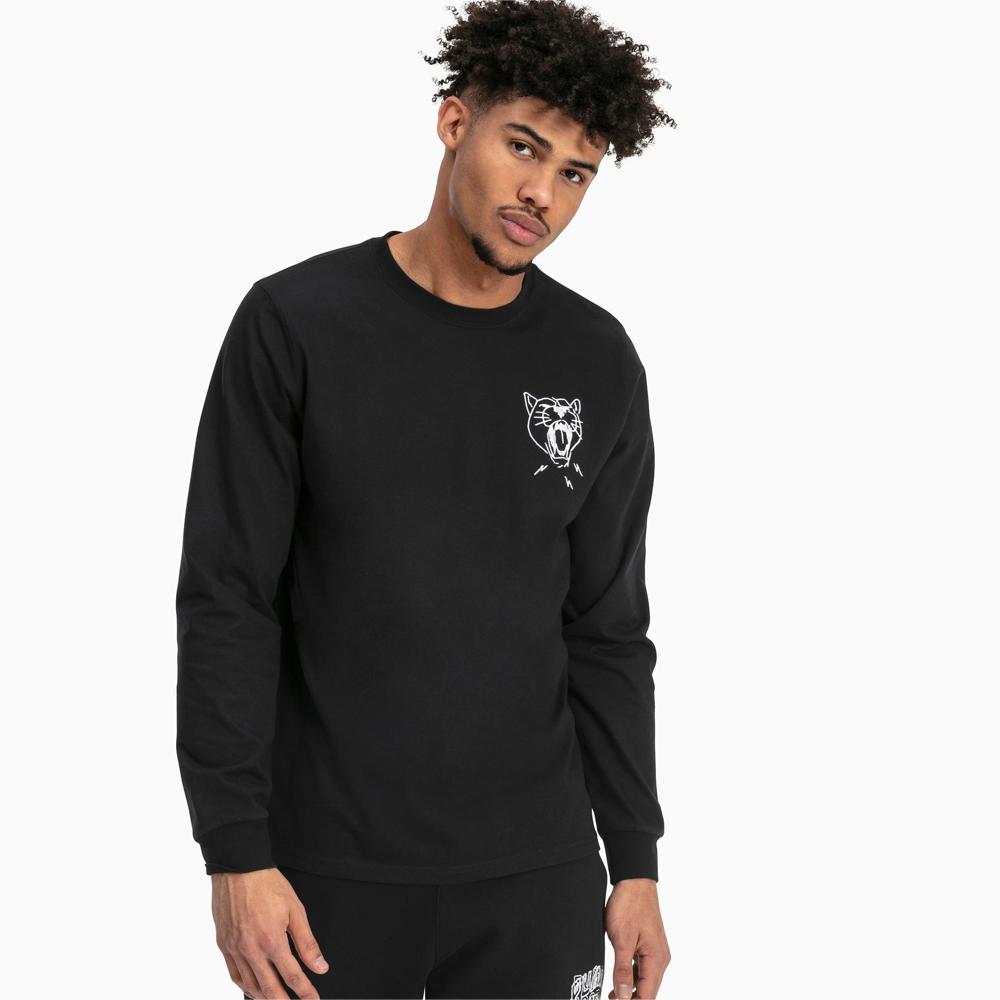 puma black long sleeve