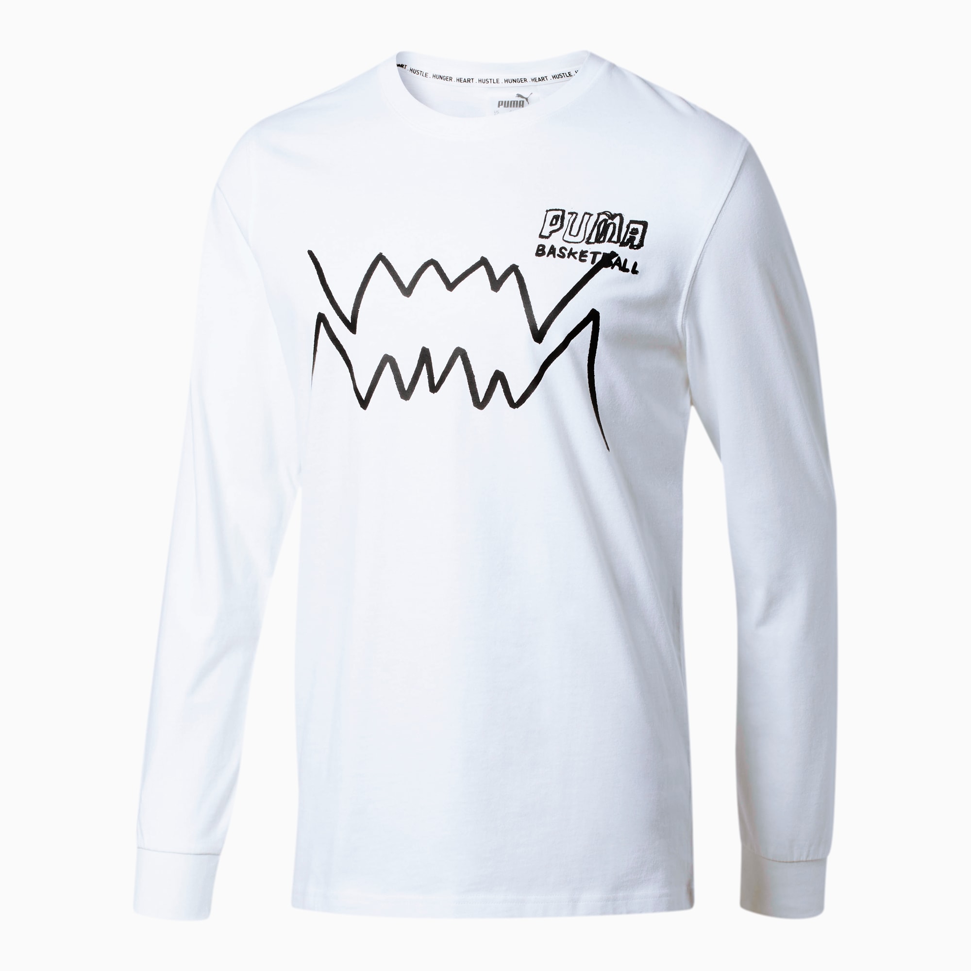 puma white long sleeve