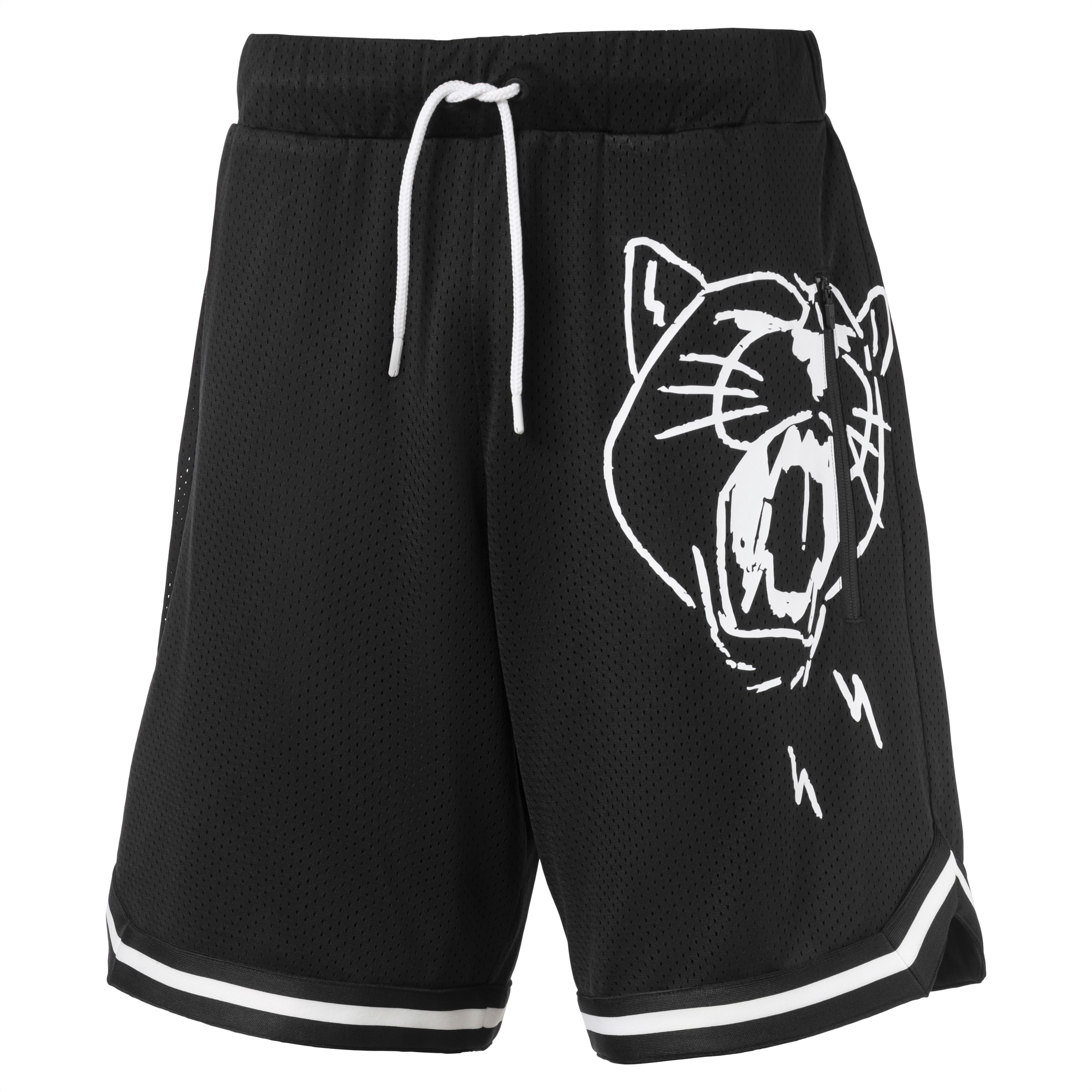 Noise Men's Basketball Shorts, Puma Black, large-SEA