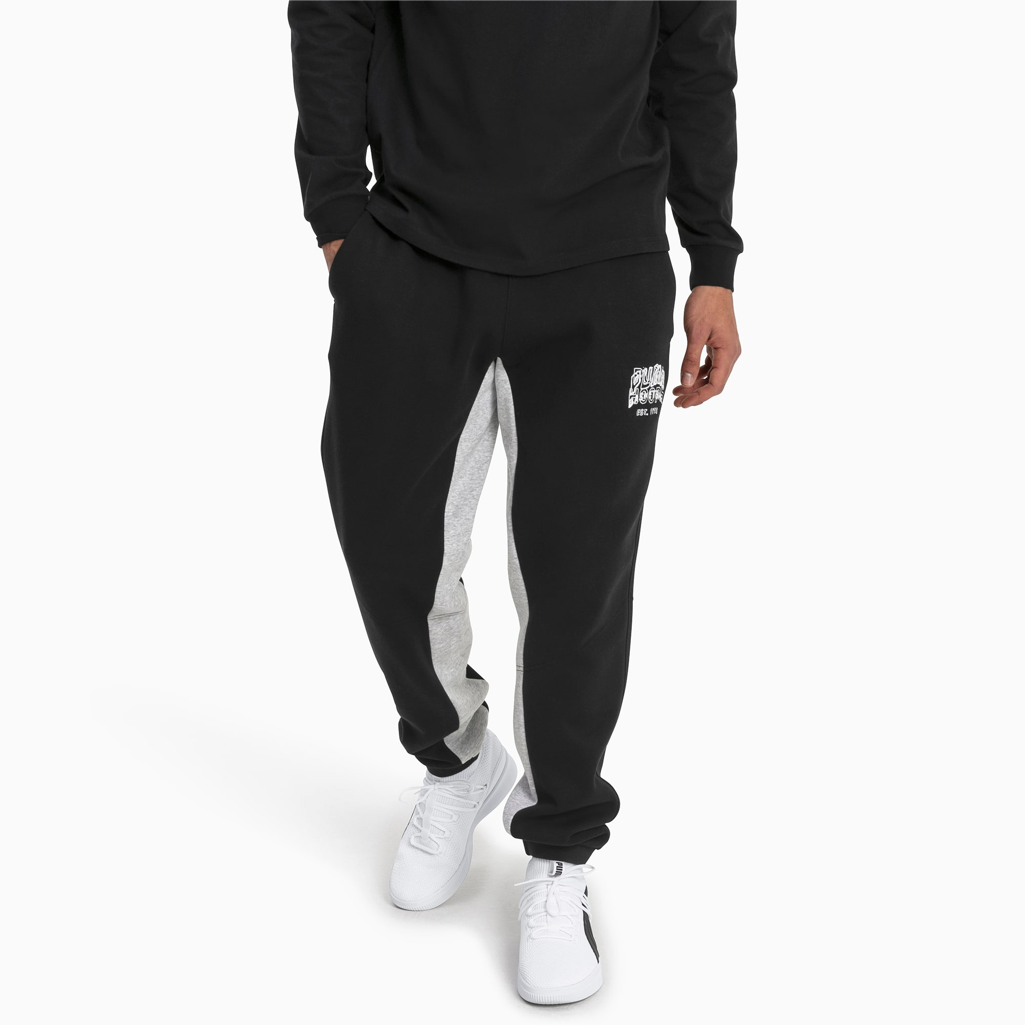 Hoops Press Men S Sweatpants Puma Us