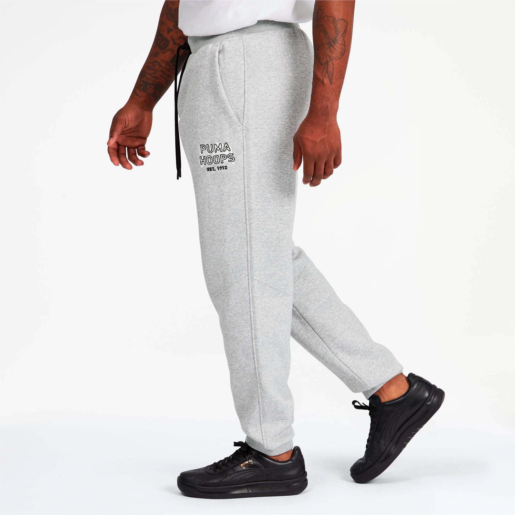 grey puma sweats