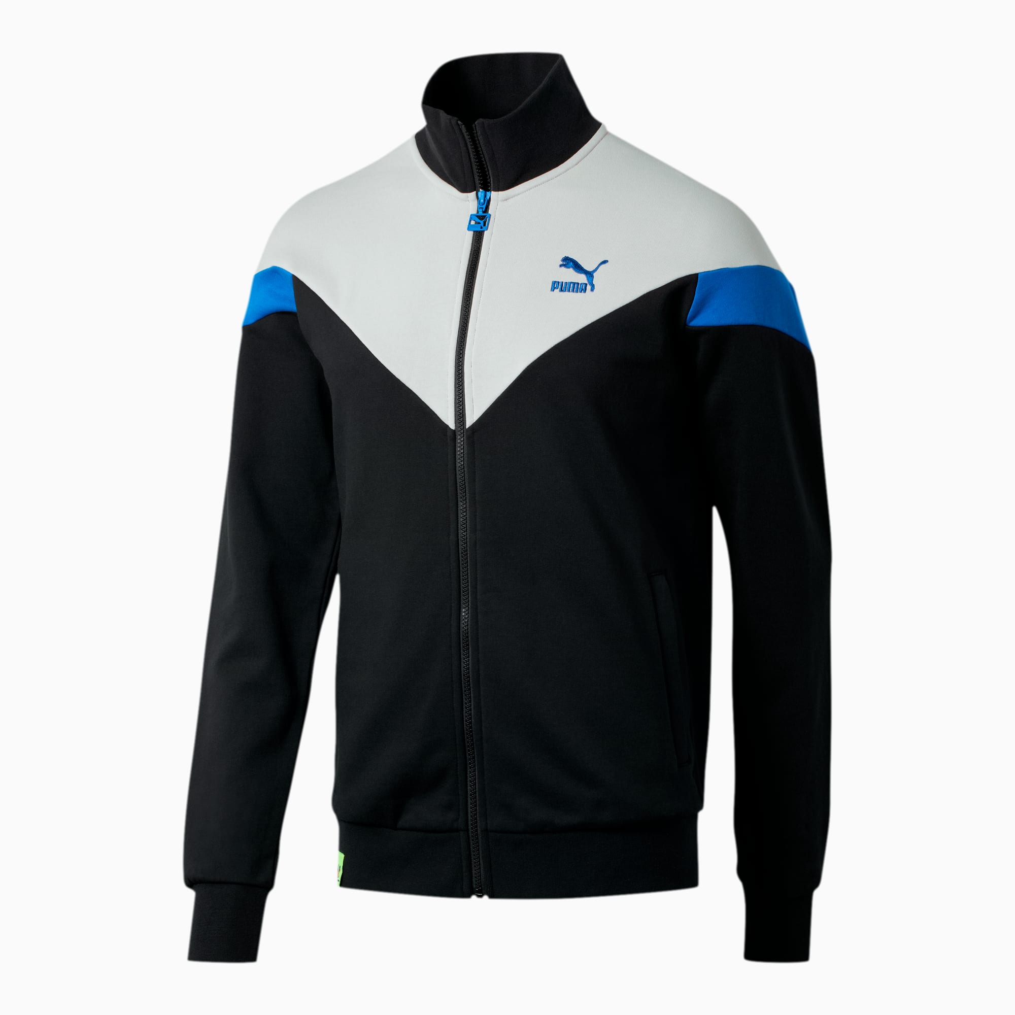 puma track jacket blue