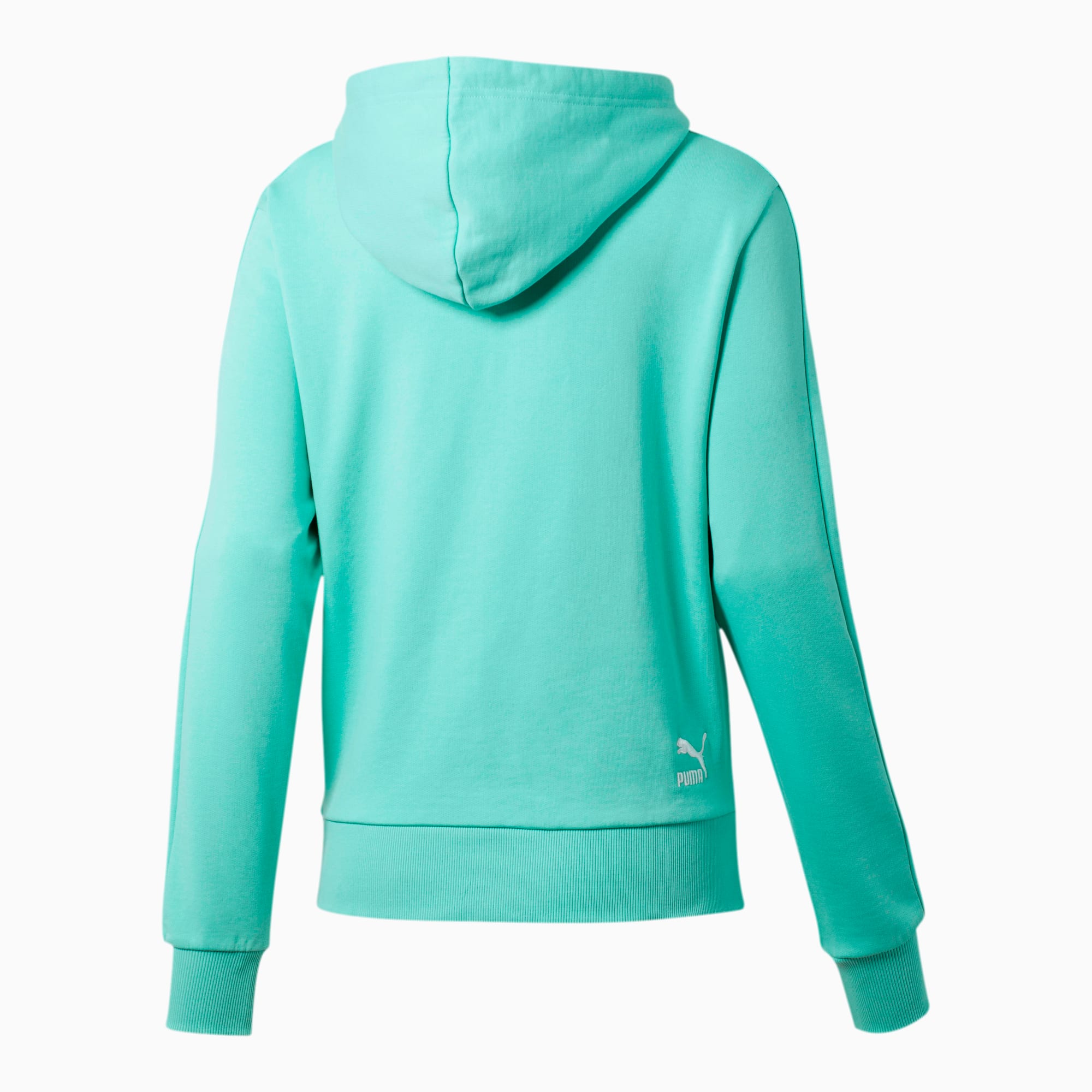 Puma mist green hoodie deals