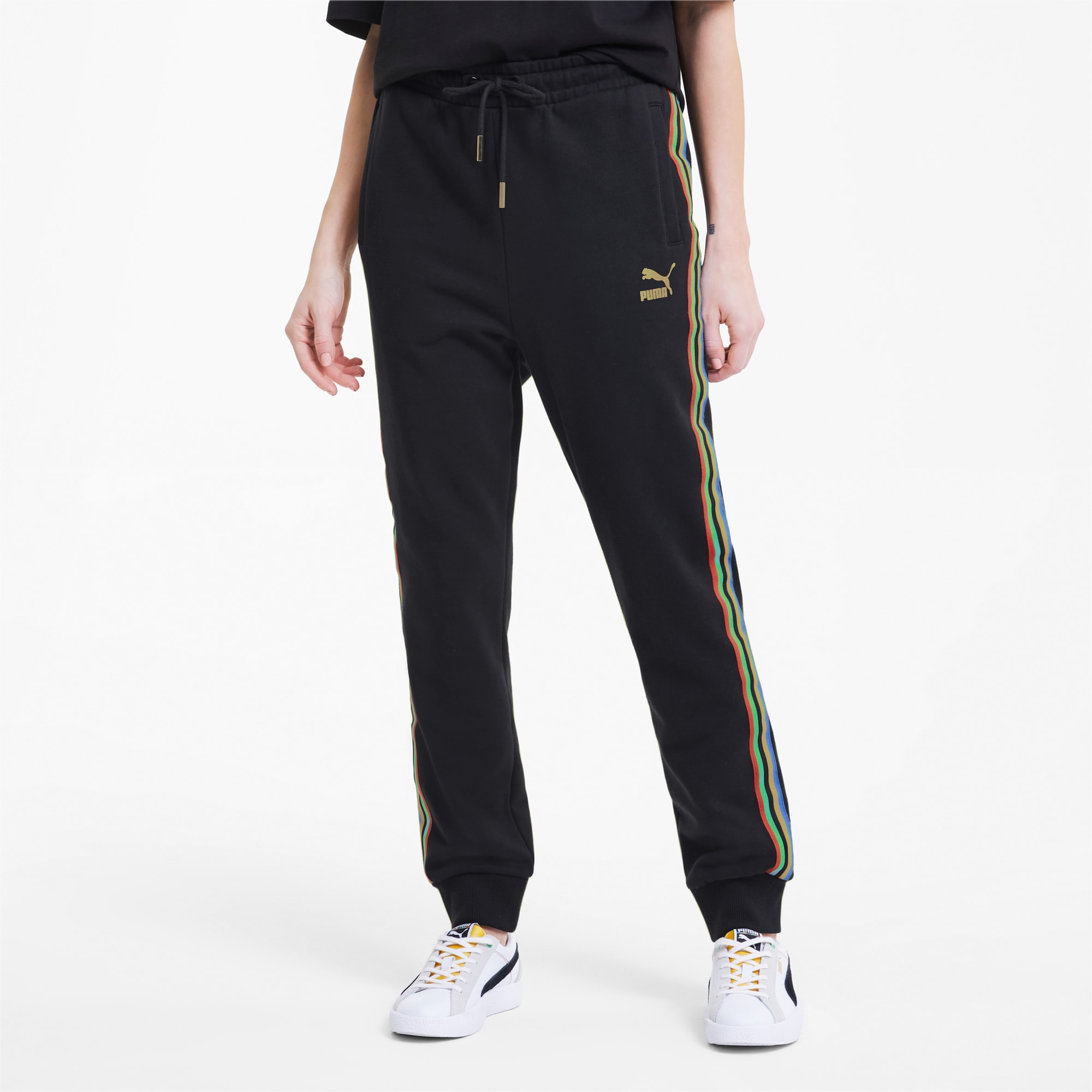 black and gold puma tracksuit