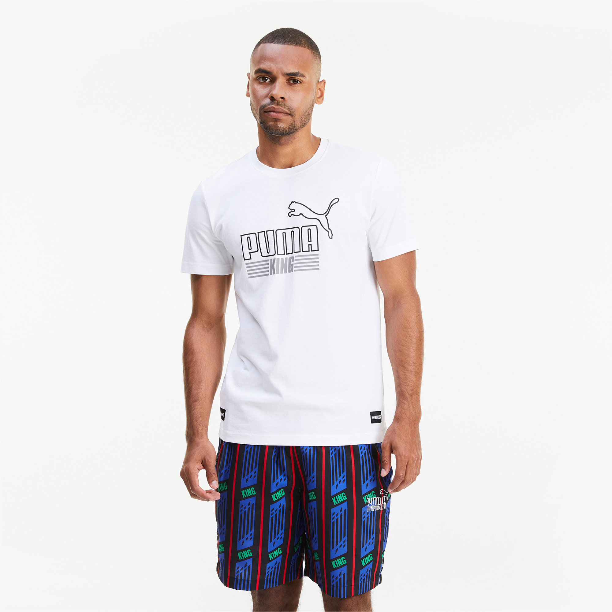 King Men S Tee Puma White Puma Mens Styles Puma Sweden
