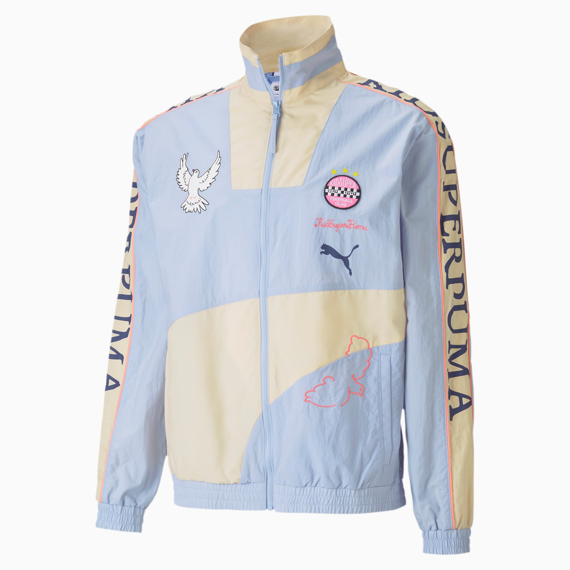 puma blue track jacket