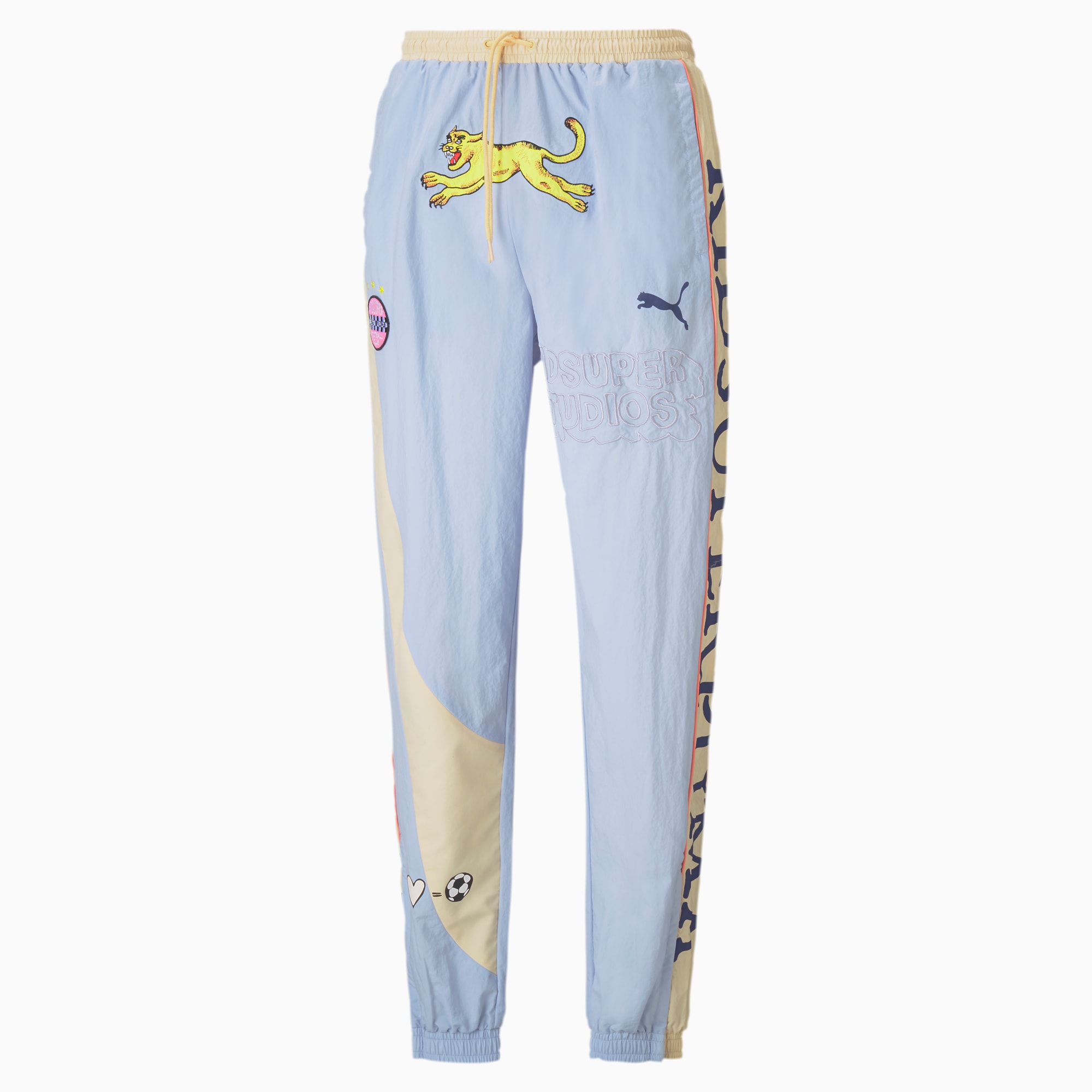 blue puma track pants