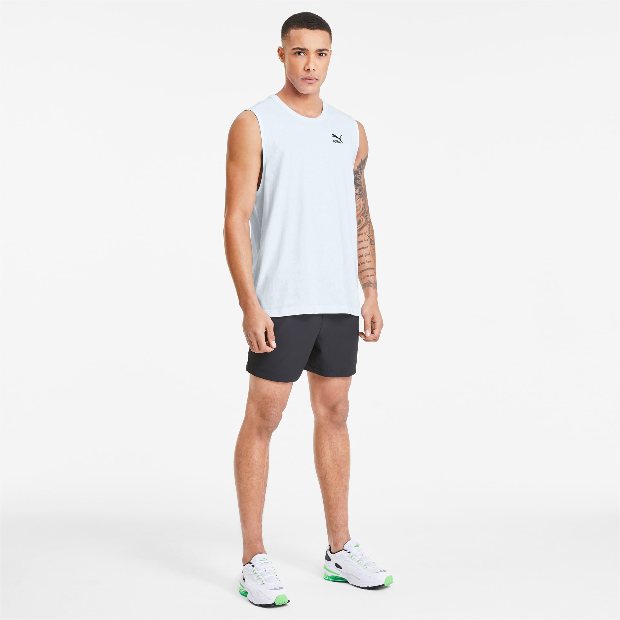 Puma sleeveless online solid men's jacket