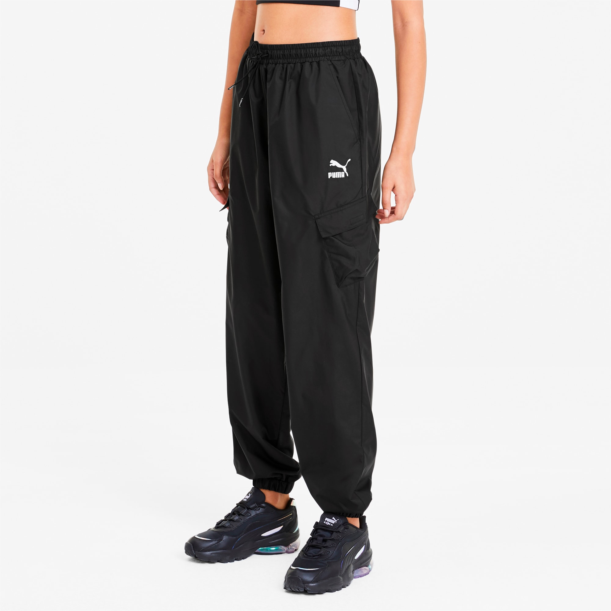 black puma pants