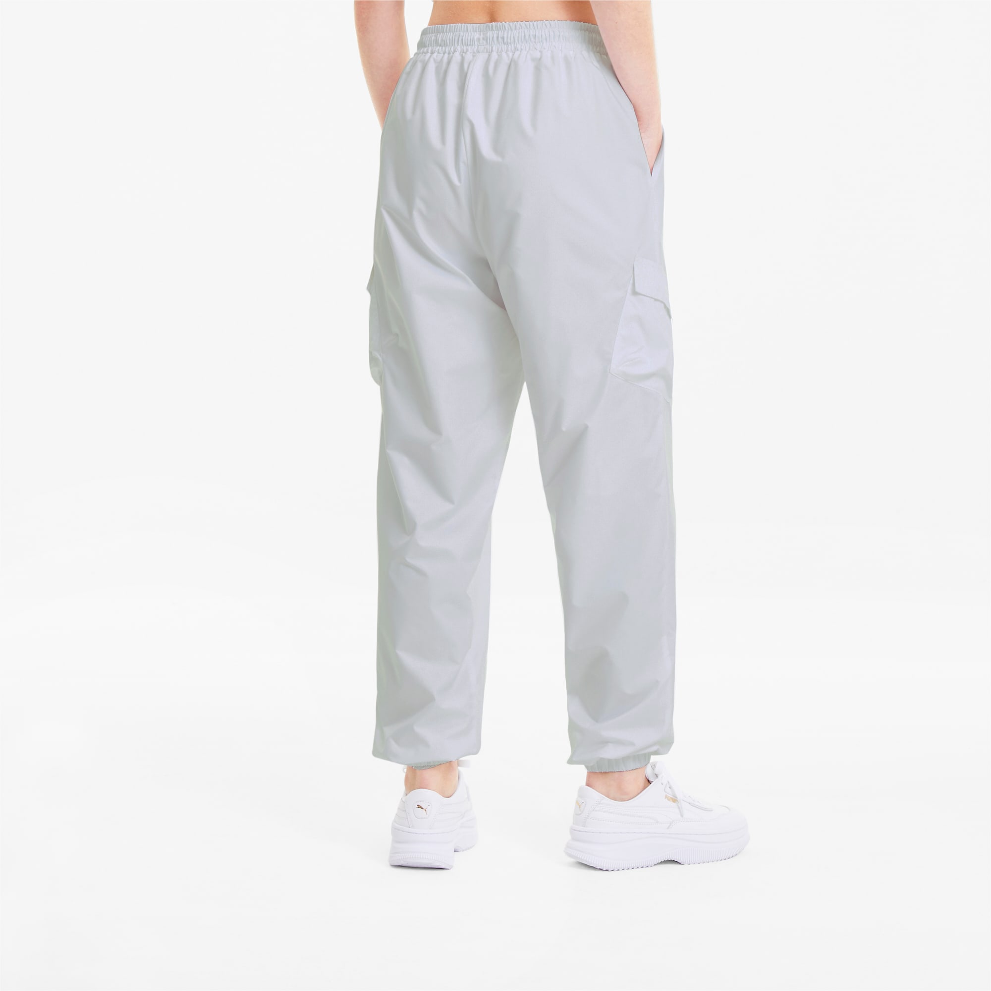 womens white utility pants