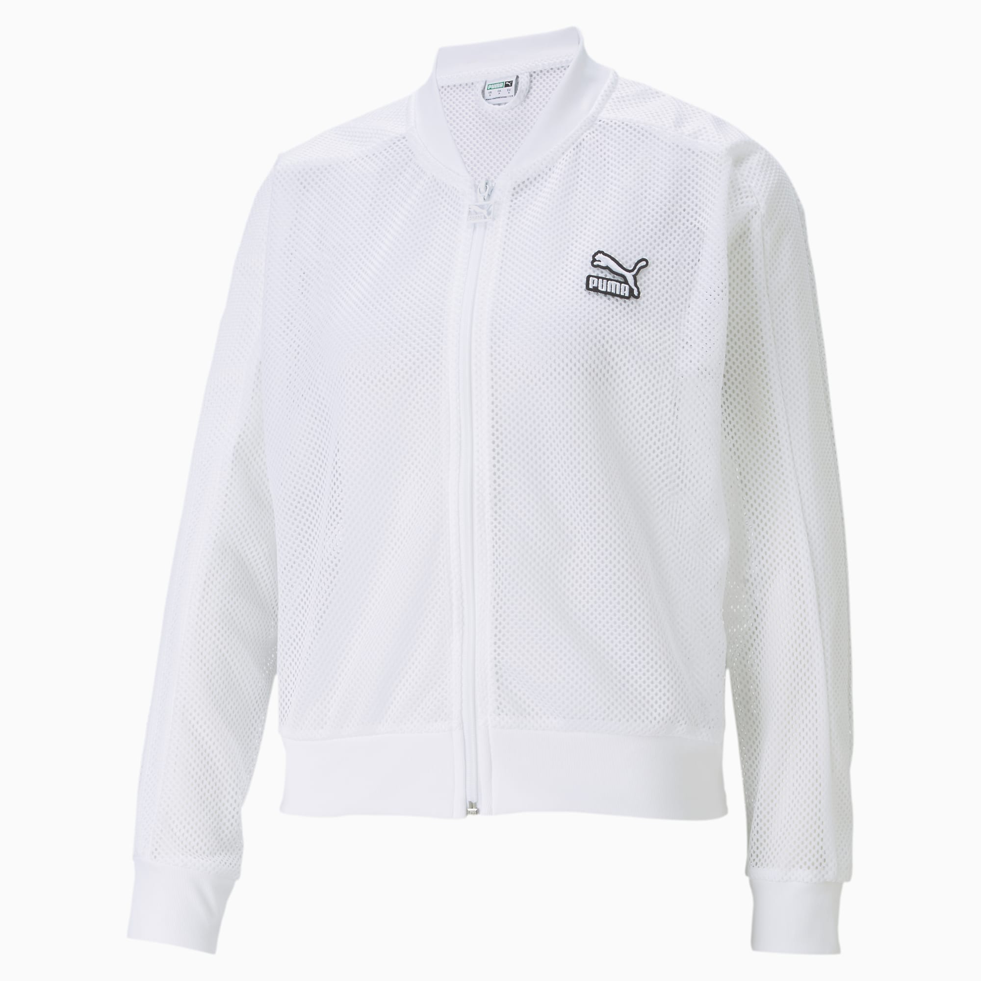 puma white jacket