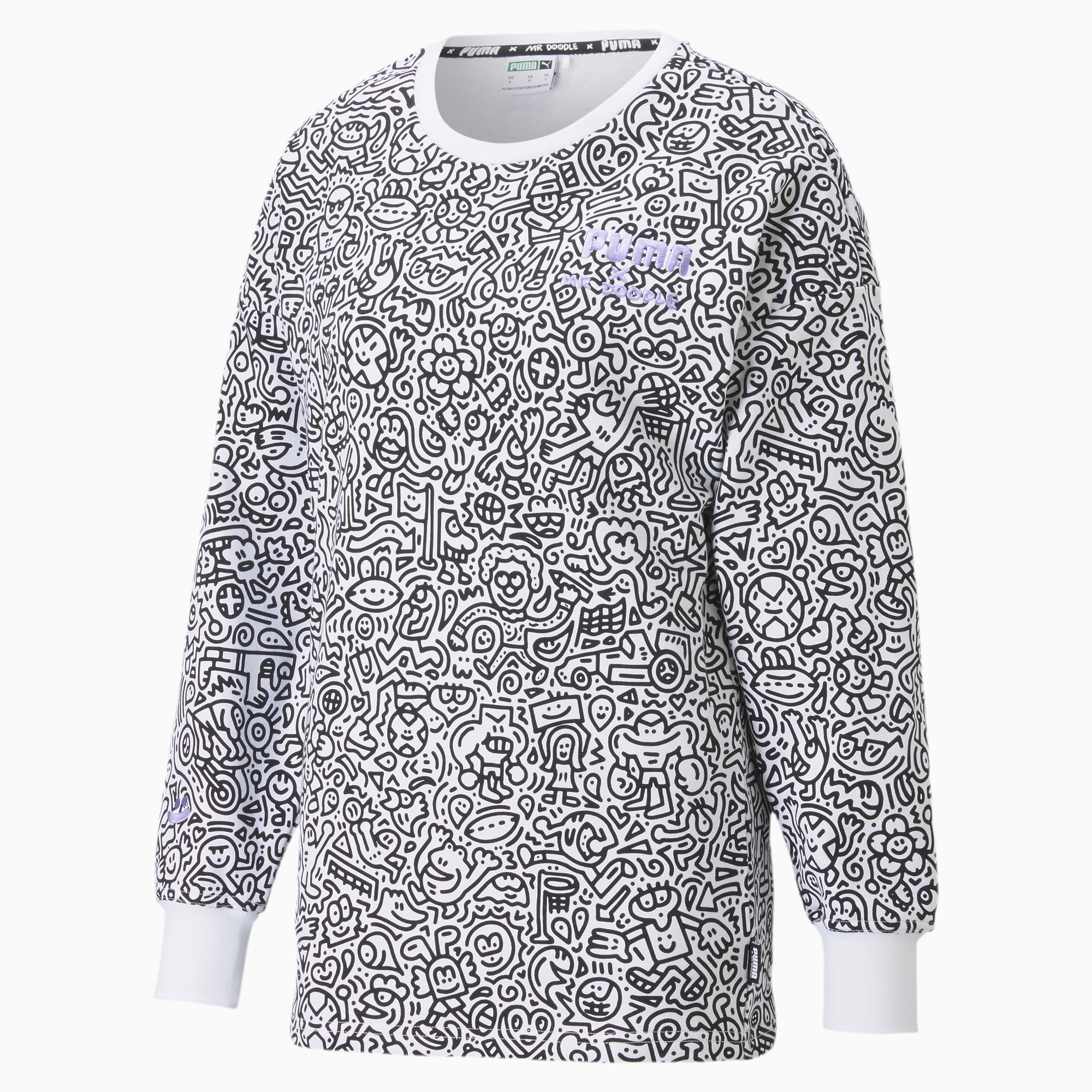puma white sweater