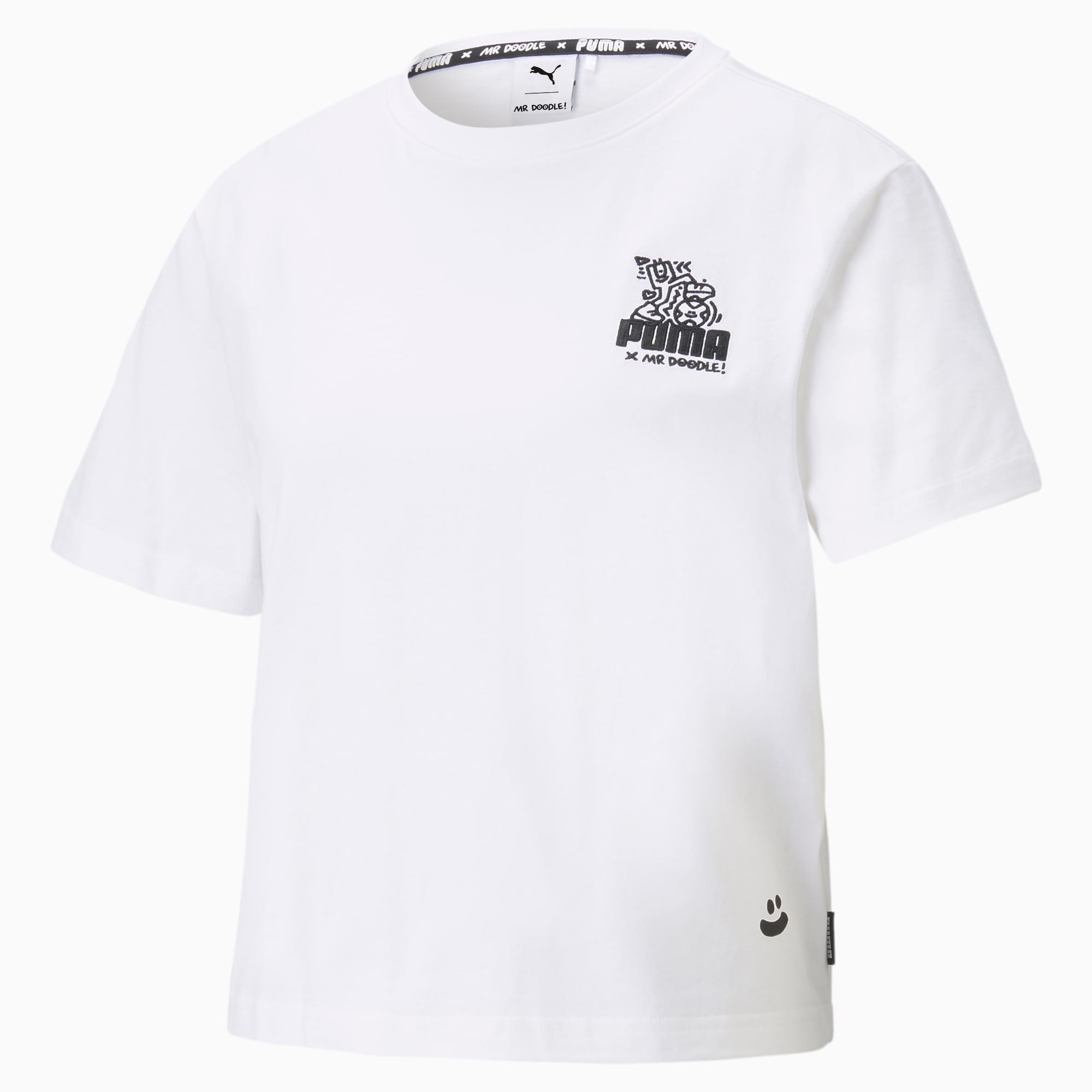 puma white tee