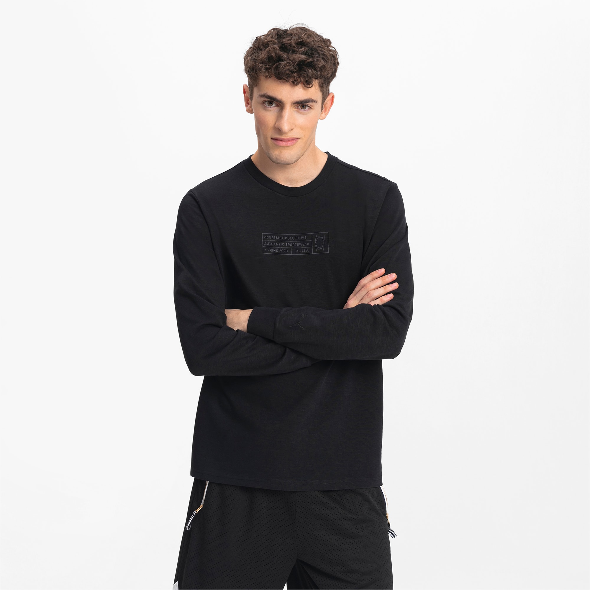 puma black long sleeve