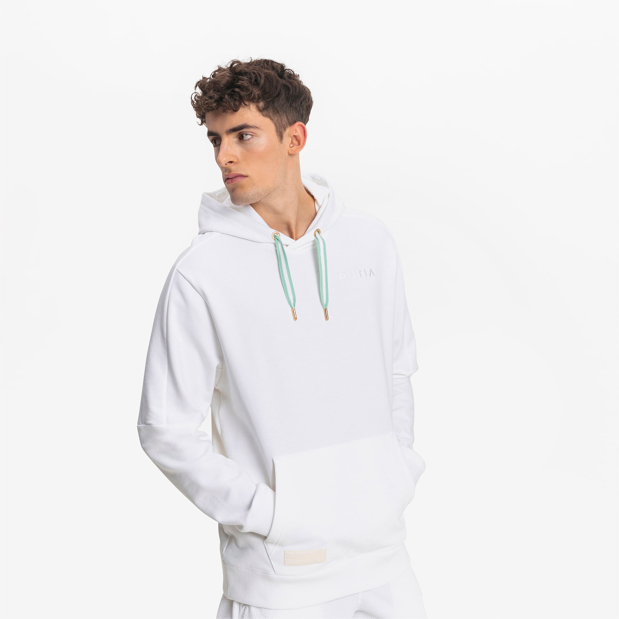 white puma hoodie mens