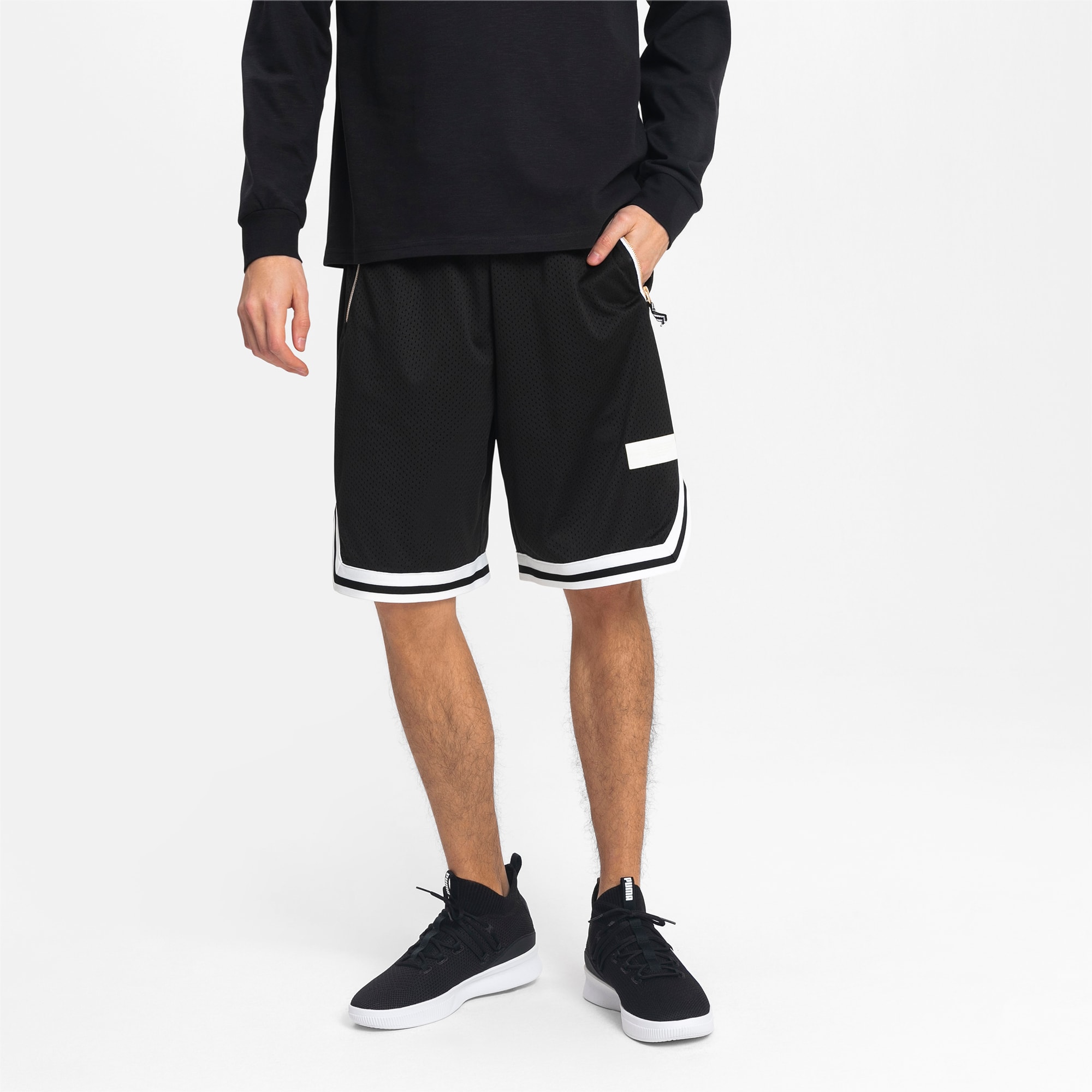 puma mens basketball shorts