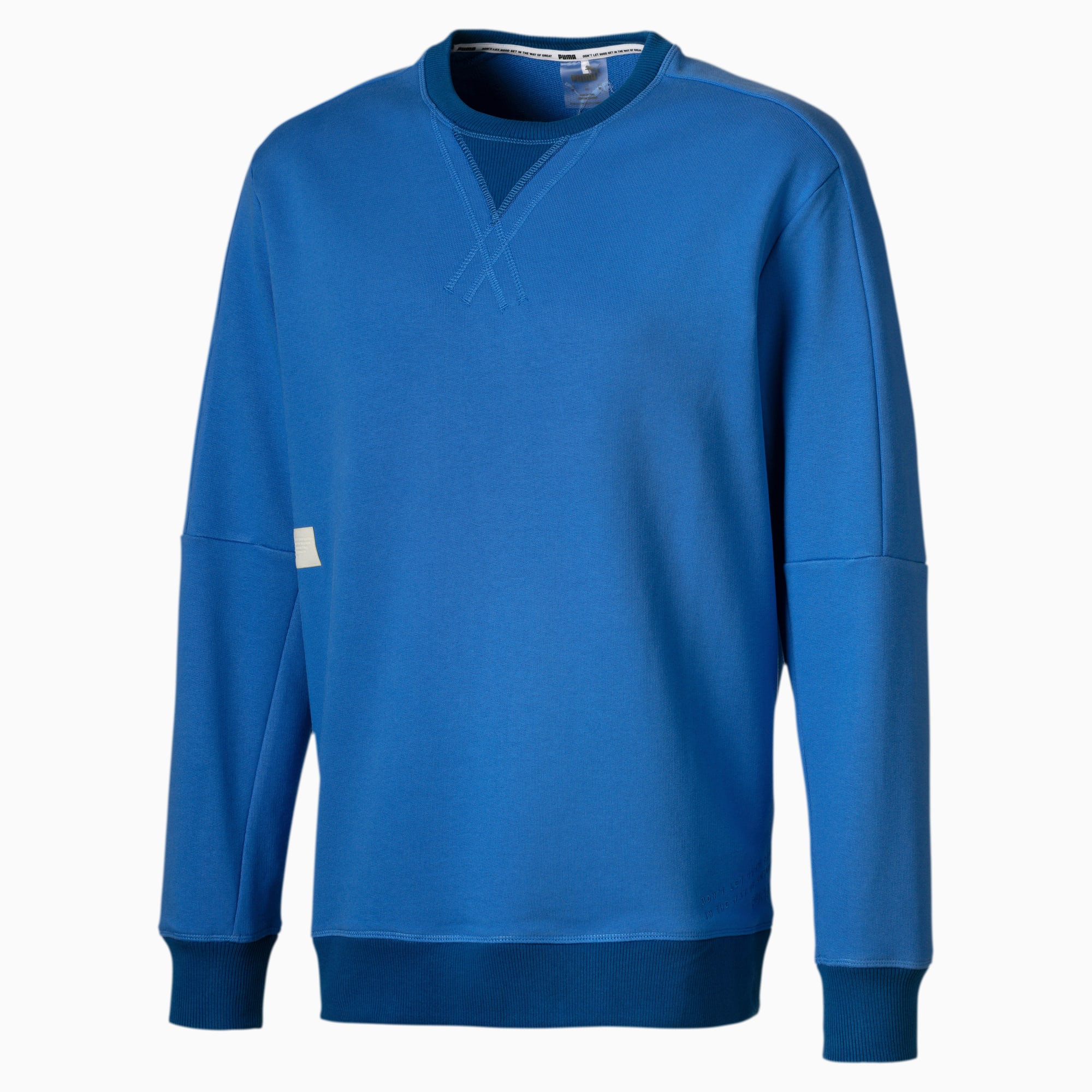 Jump Hook Crew Men S Basketball Sweater Palace Blue Puma