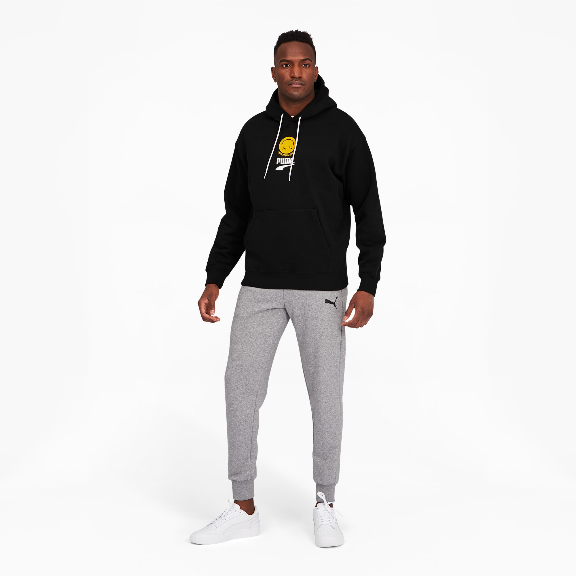 Puma smiley hoodie hot sale