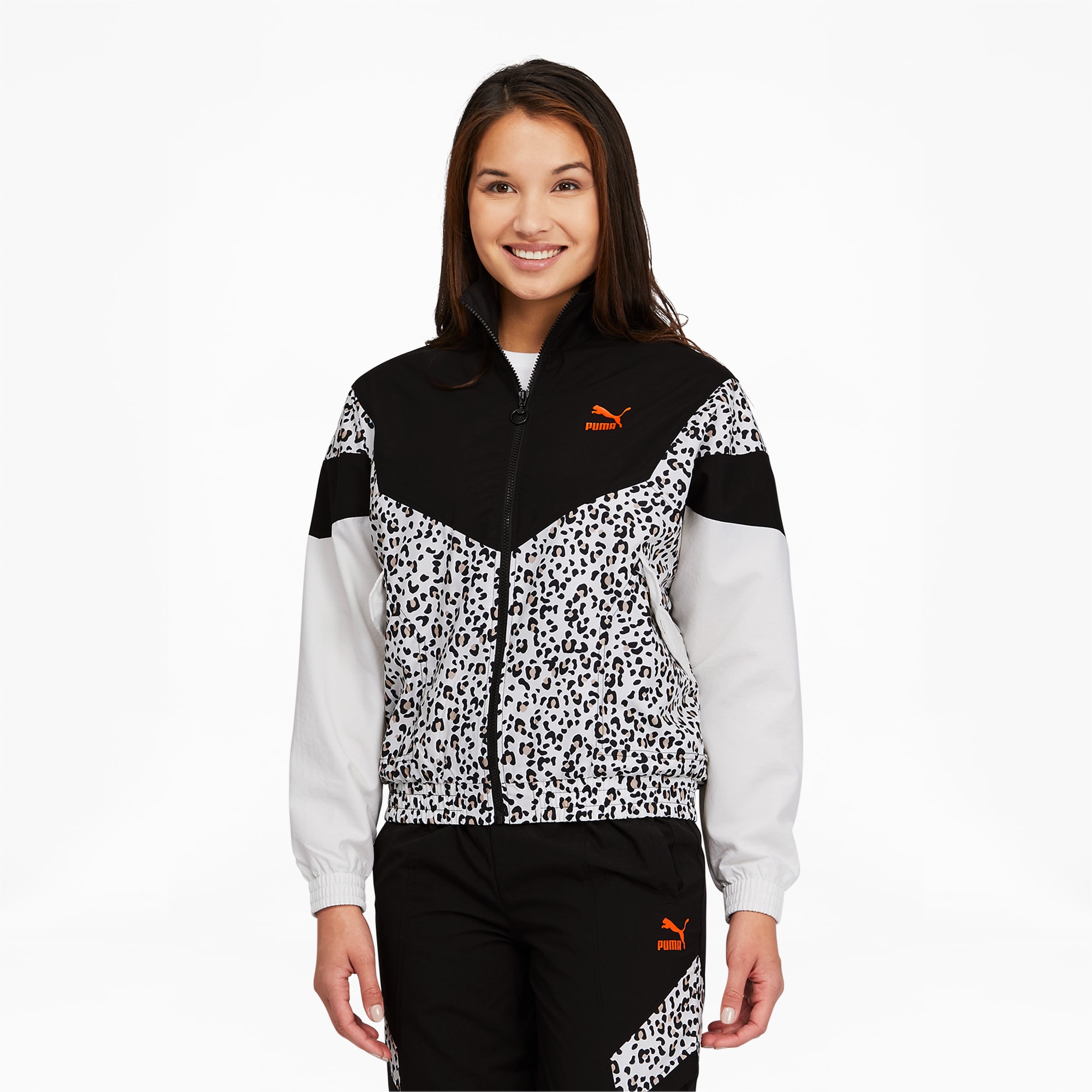 puma leopard jacket