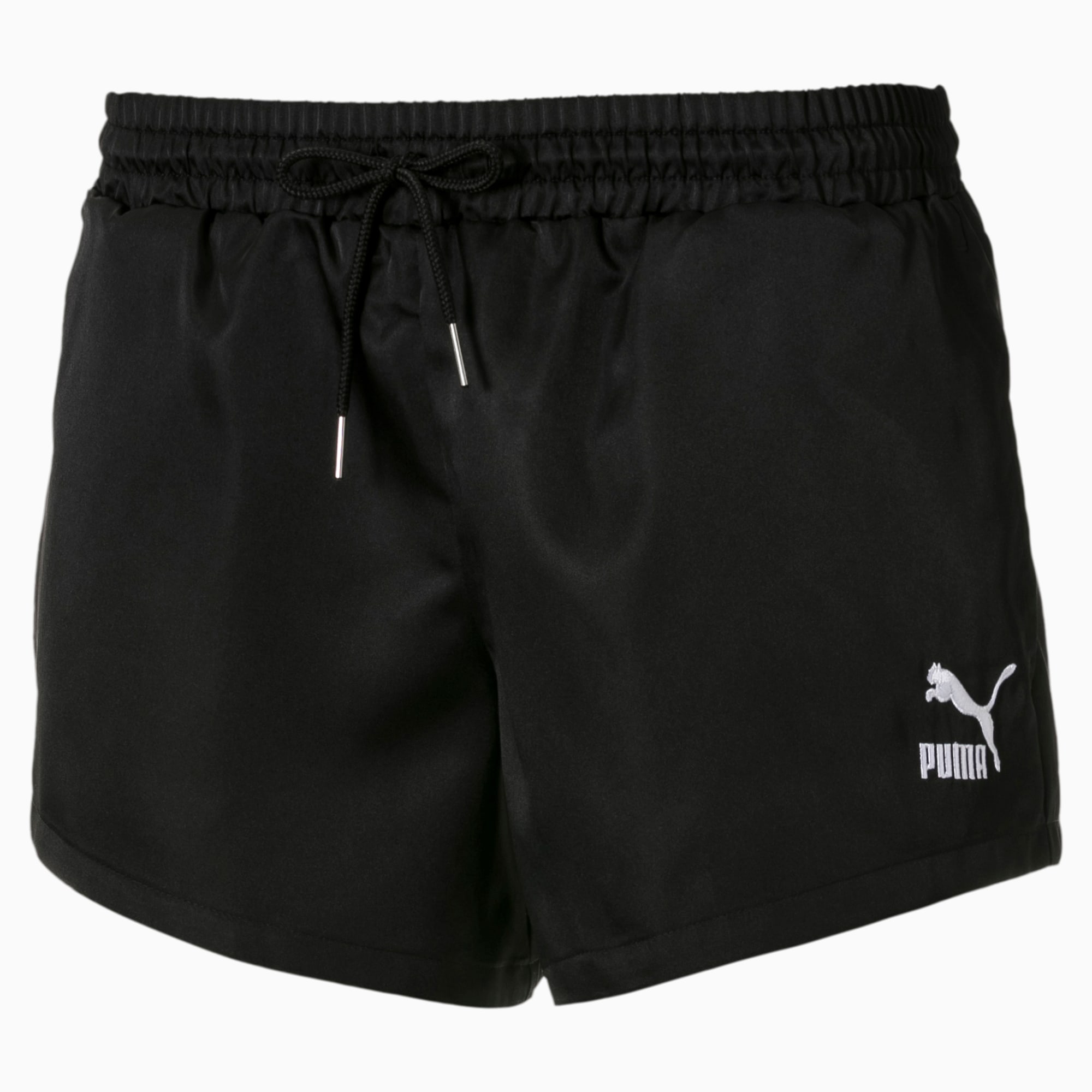 puma satin shorts