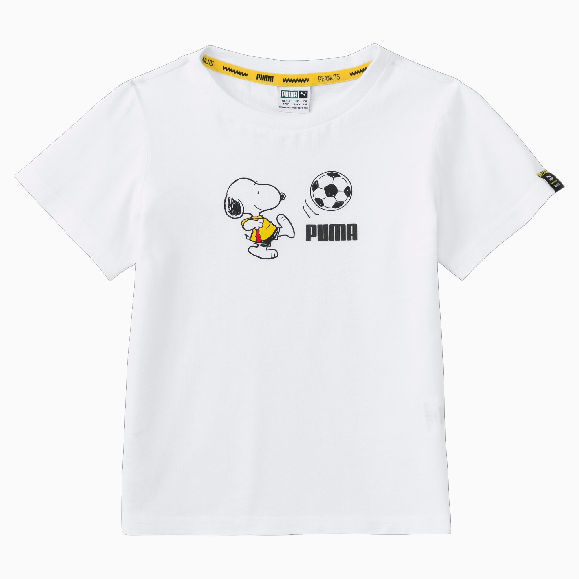 Puma公式 Peanuts キッズ Tシャツ 92 152cm ピーナッツ スヌーピー コラボ ボーイズ ガールズ