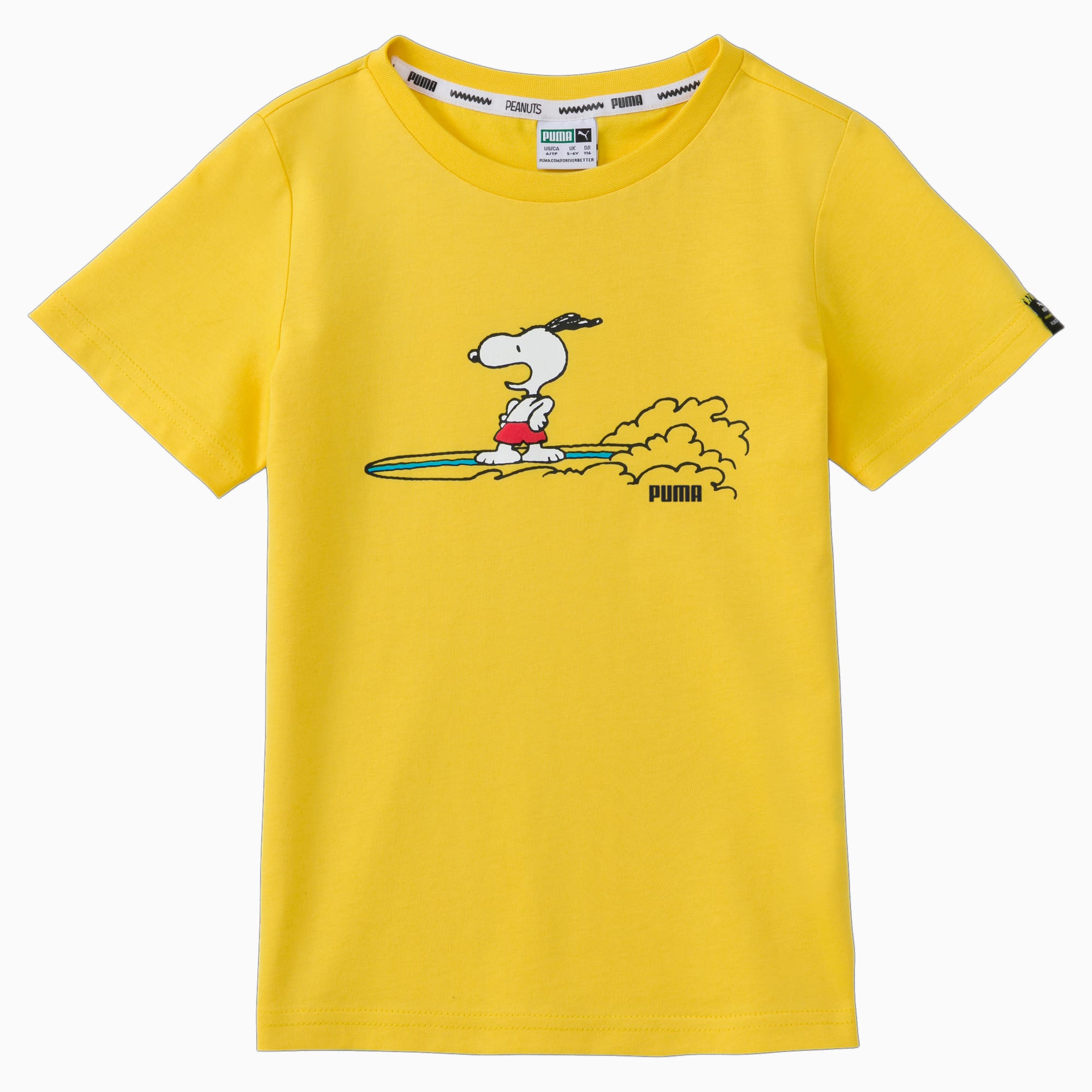 Puma公式 Peanuts キッズ Tシャツ 92 152cm ピーナッツ スヌーピー コラボ ボーイズ ガールズ Maize プーマ Shoes プーマ