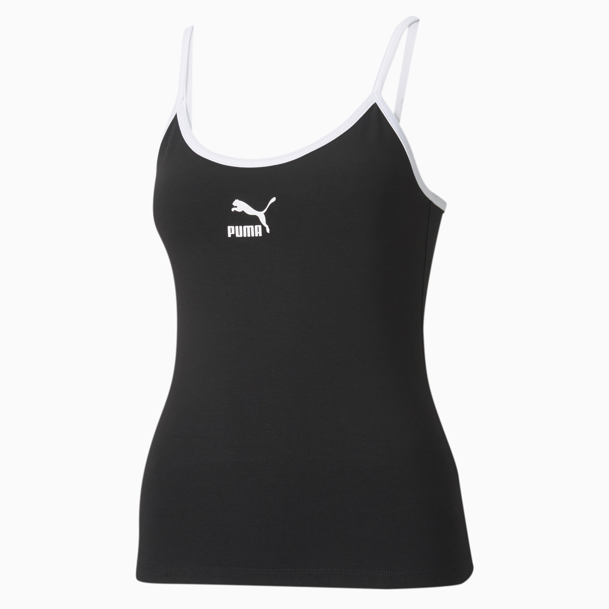 Classics Logo Women's Tank Top, Puma Black, large-SEA