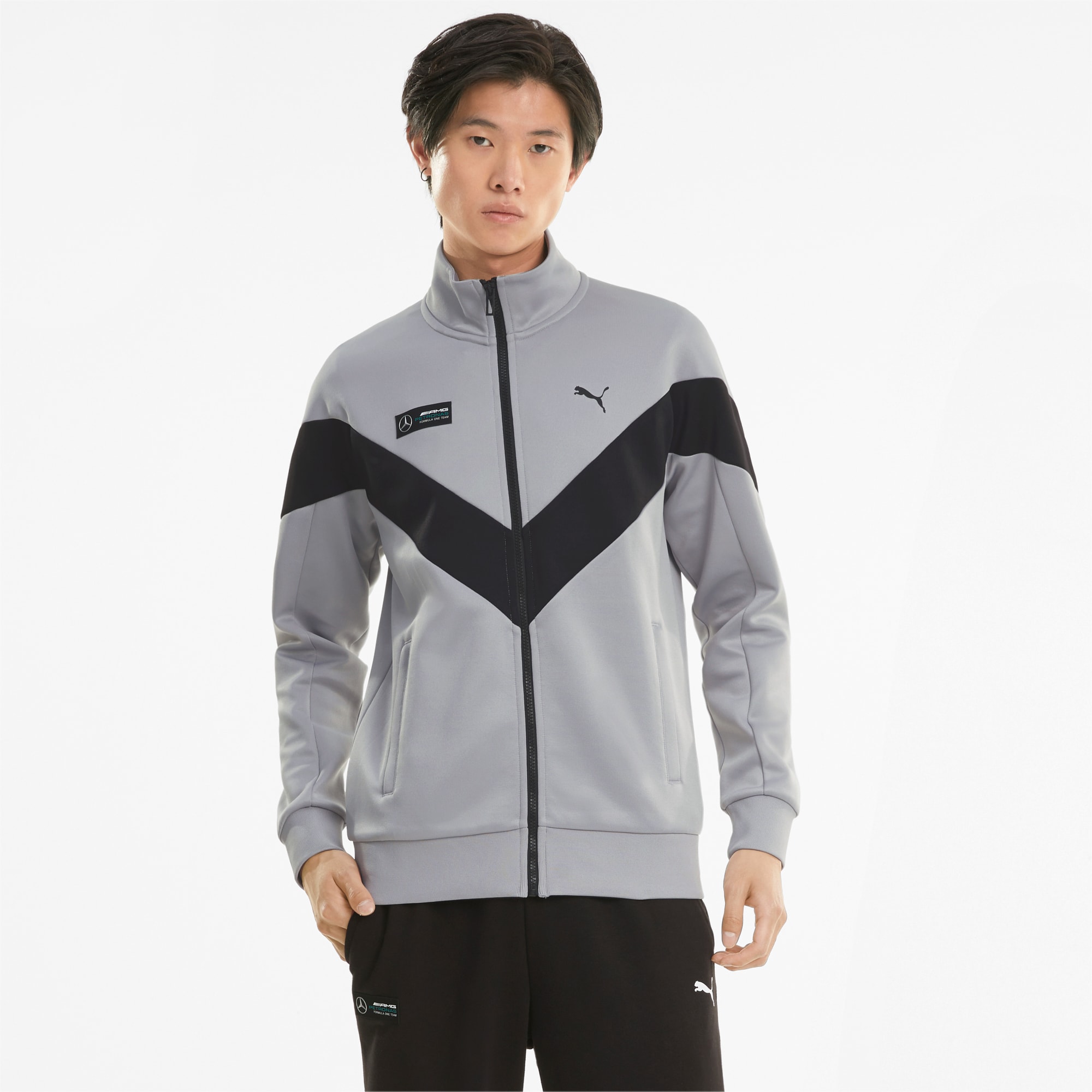 mercedes f1 silver jacket
