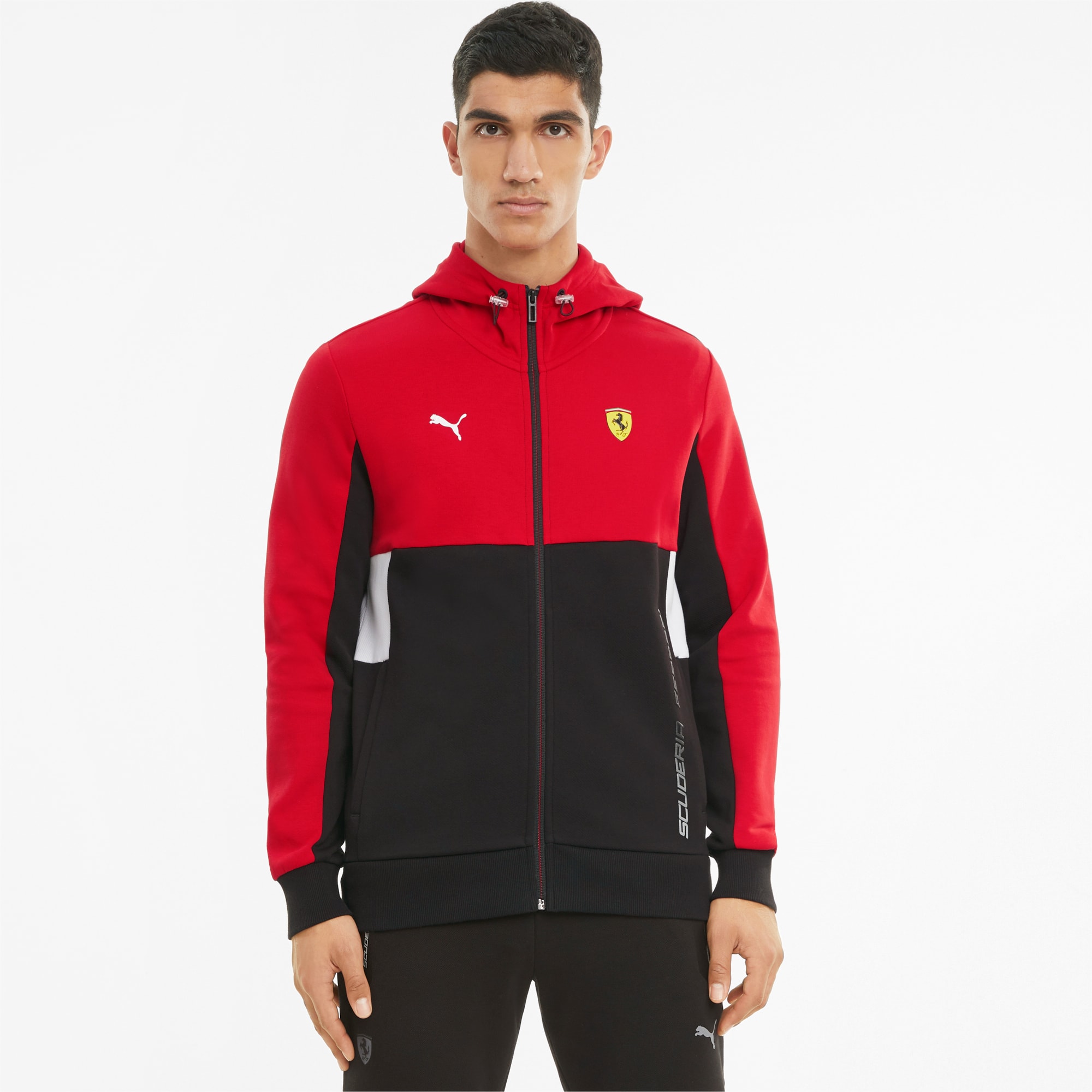 Scuderia Ferrari Race Men's Hooded Sweat Jacket | PUMA