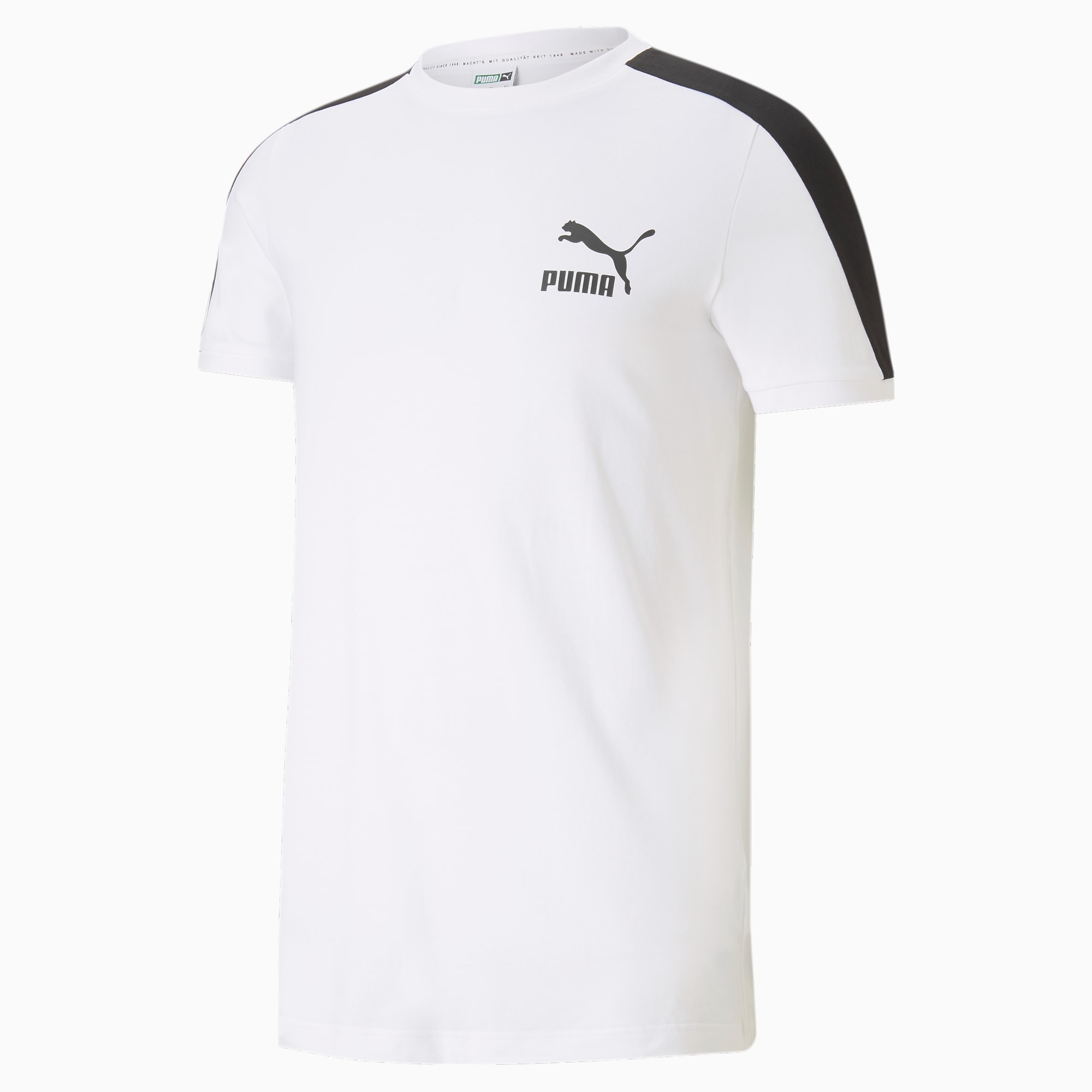 Iconic T7 Men's Tee, Puma White, large-SEA
