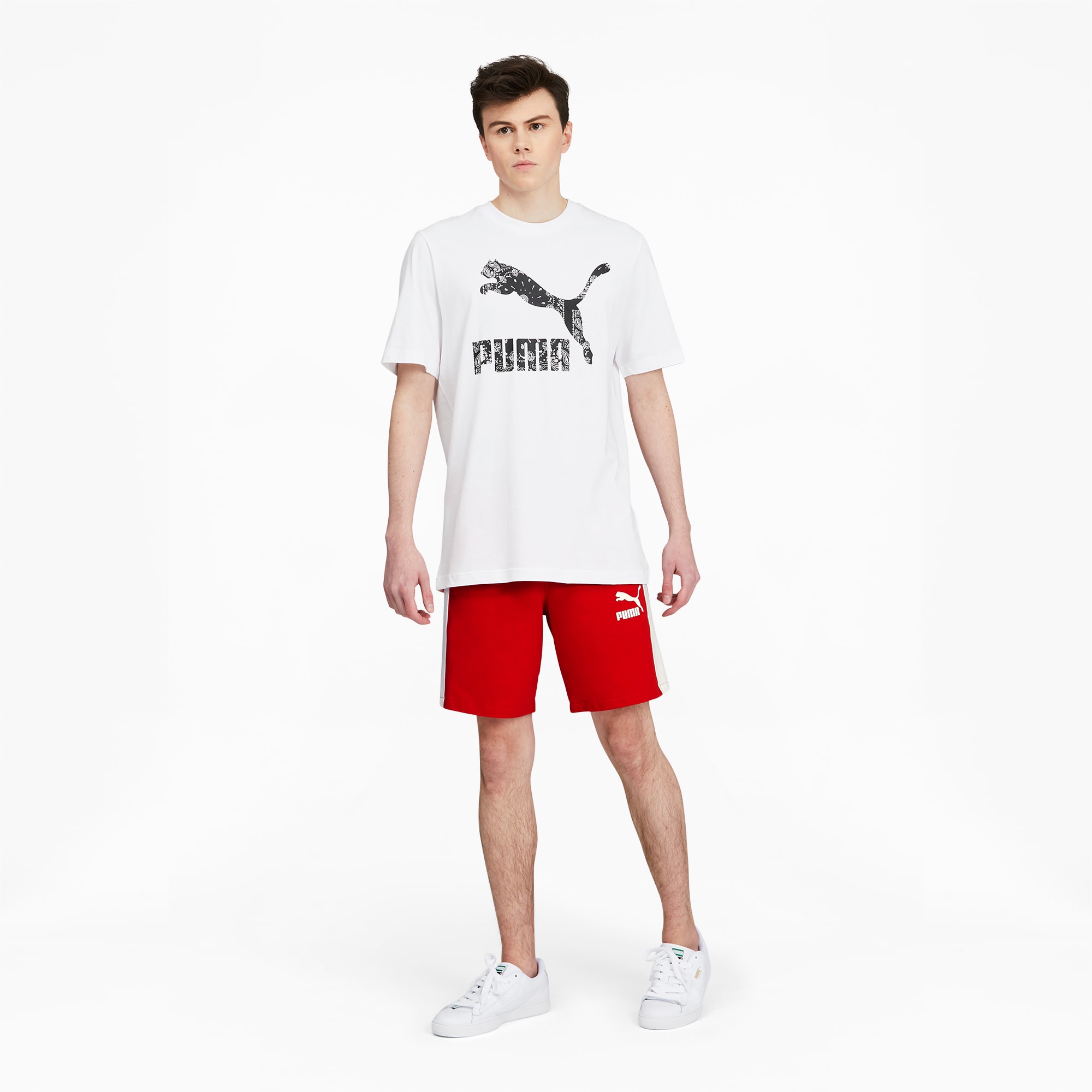 Mens puma jersey shorts cheap