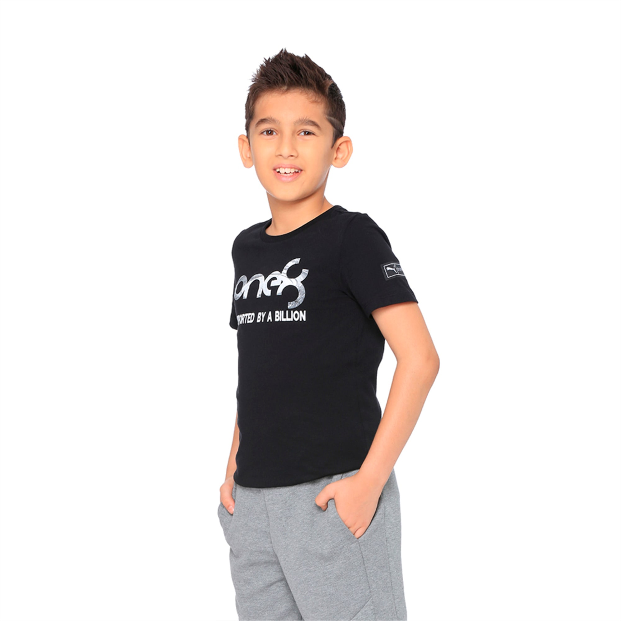 Puma X One8 Cricket Graphic Kid S T Shirt Puma Black Puma