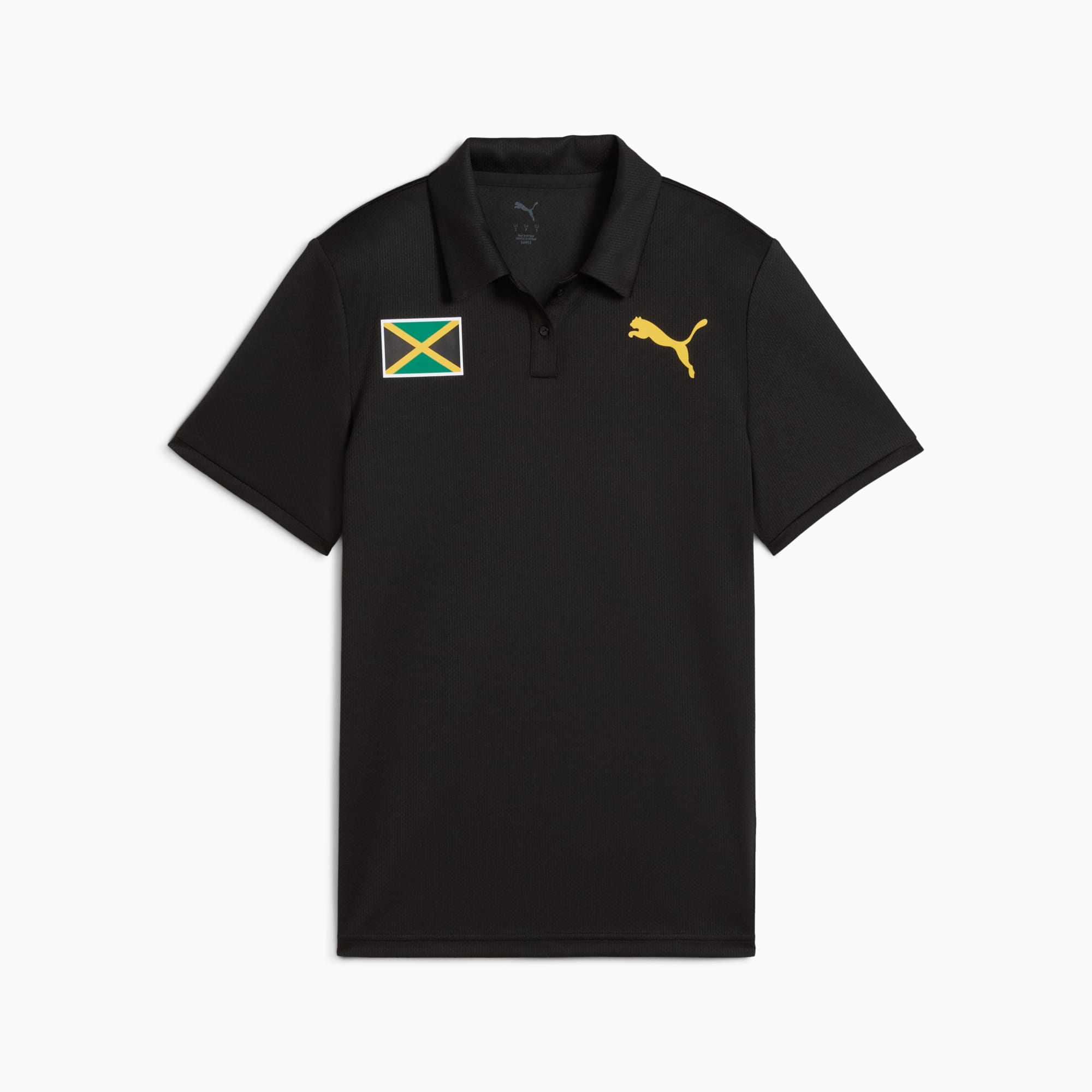 Polo PUMA x JAMAICA Performance da donna, PUMA Black-JAMAICA VILLAGE, large