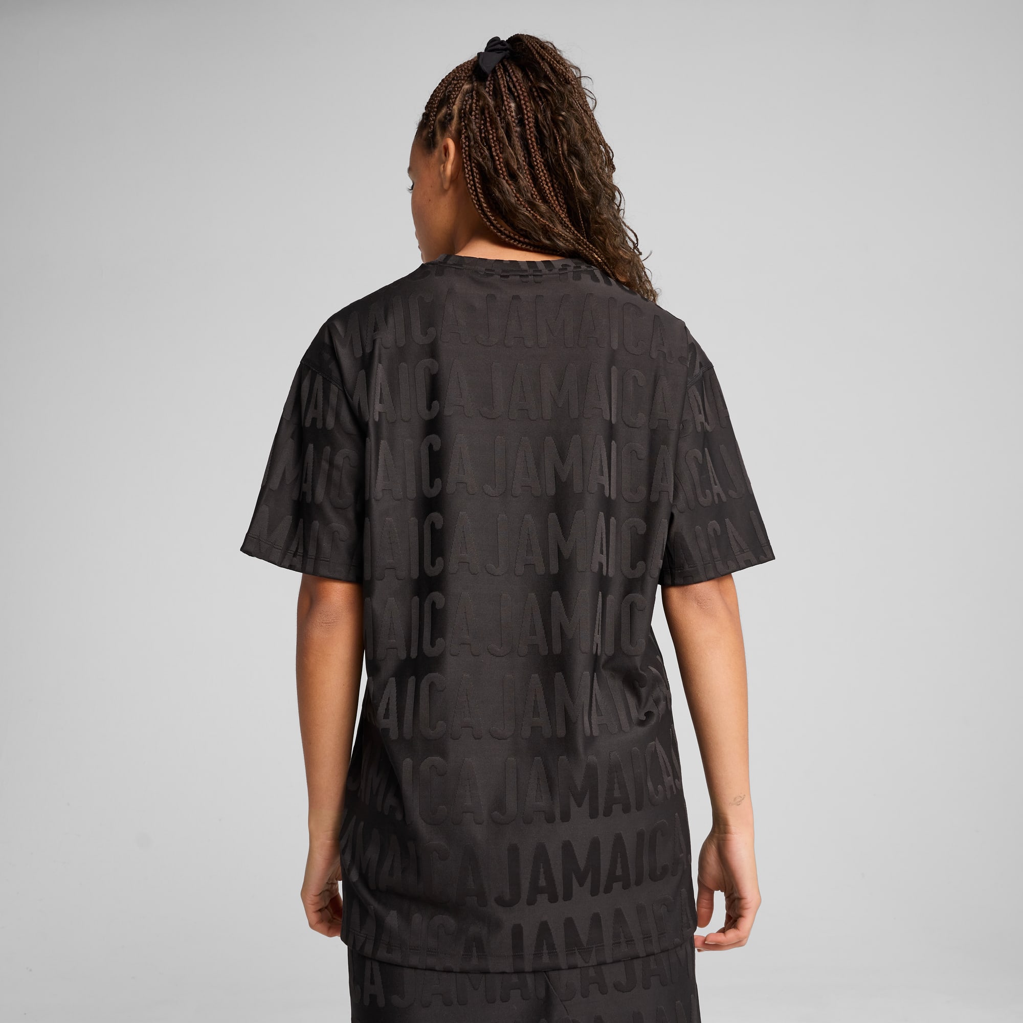 PUMA x JAMAICA Ceremony Tee Unisex, PUMA Black-JAMAICA VILLAGE, large