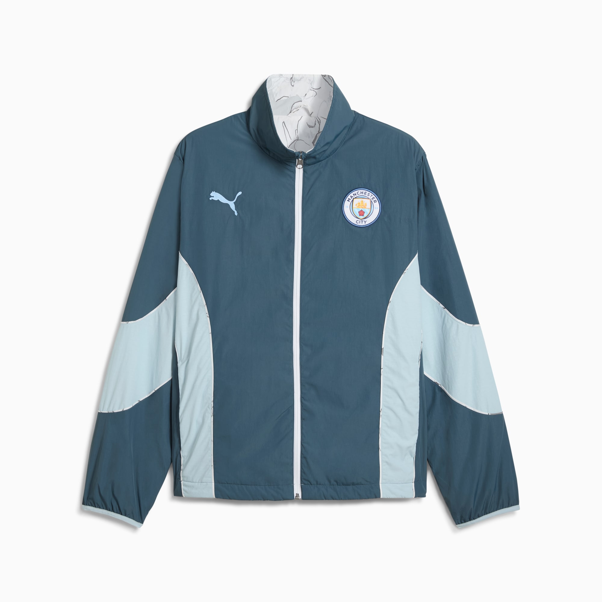 Puma Manchester City ウィンドブレーカー Men's Puma Navy Manchester City 2024/25 Pre-Match Anthem