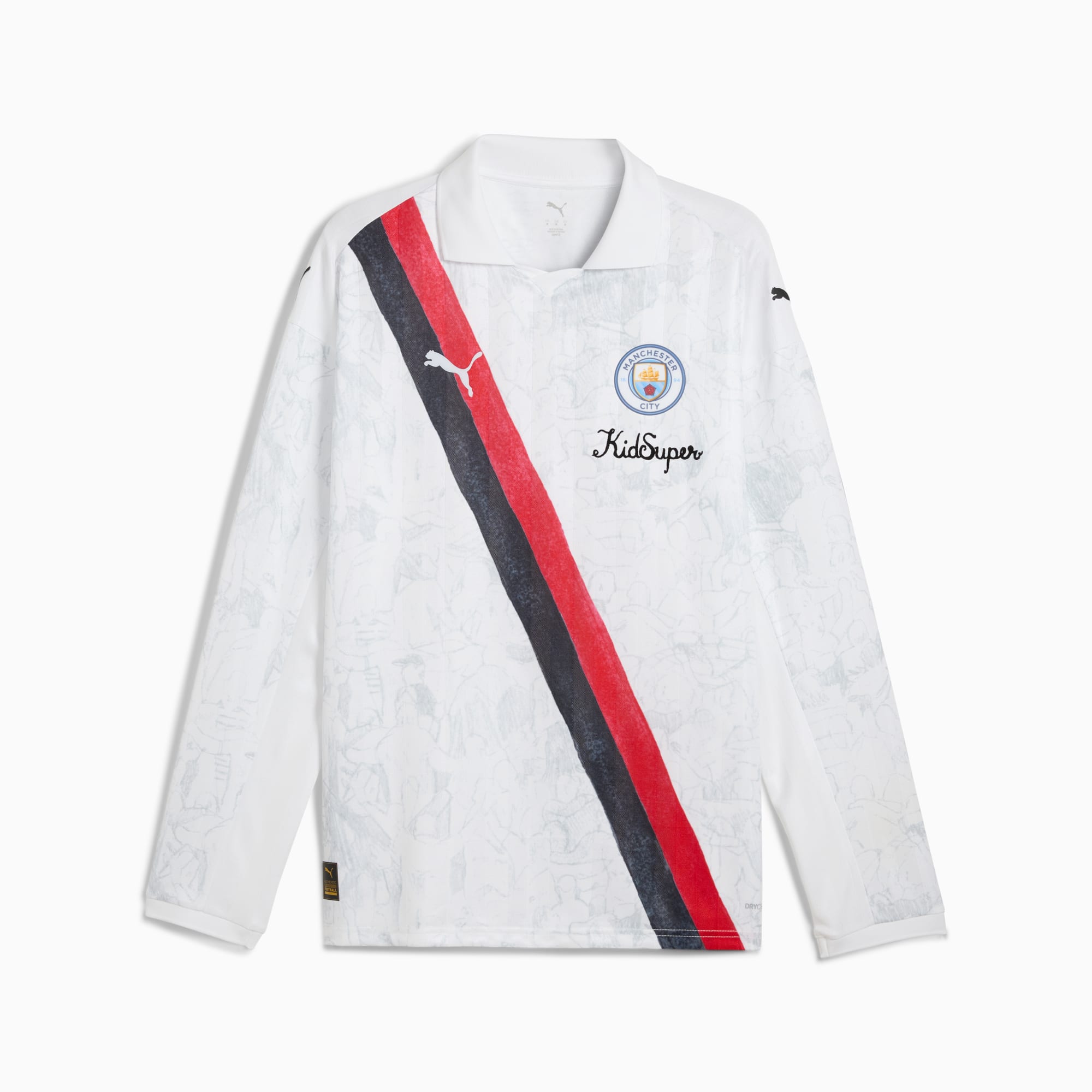 新品 25/26 マンチェスターシティFC × KIDSUPER STUDIOS KIDSUPER x MANCHESTER CITY Retro Shirt Men | PUMA
